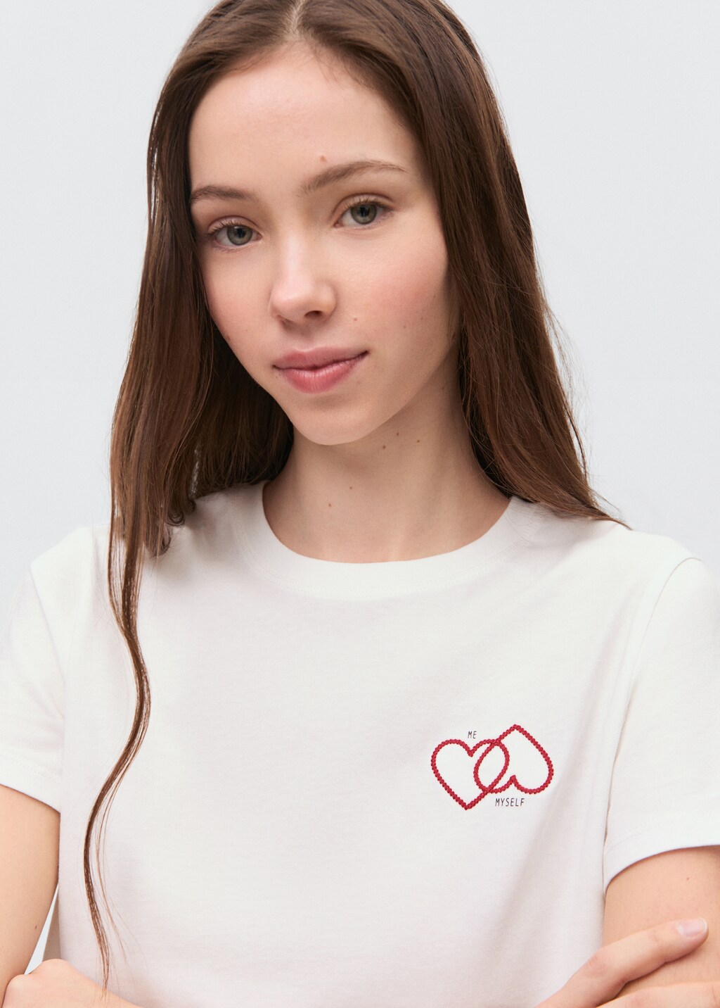 Heart print T-shirt 5 Heart print T-shirt