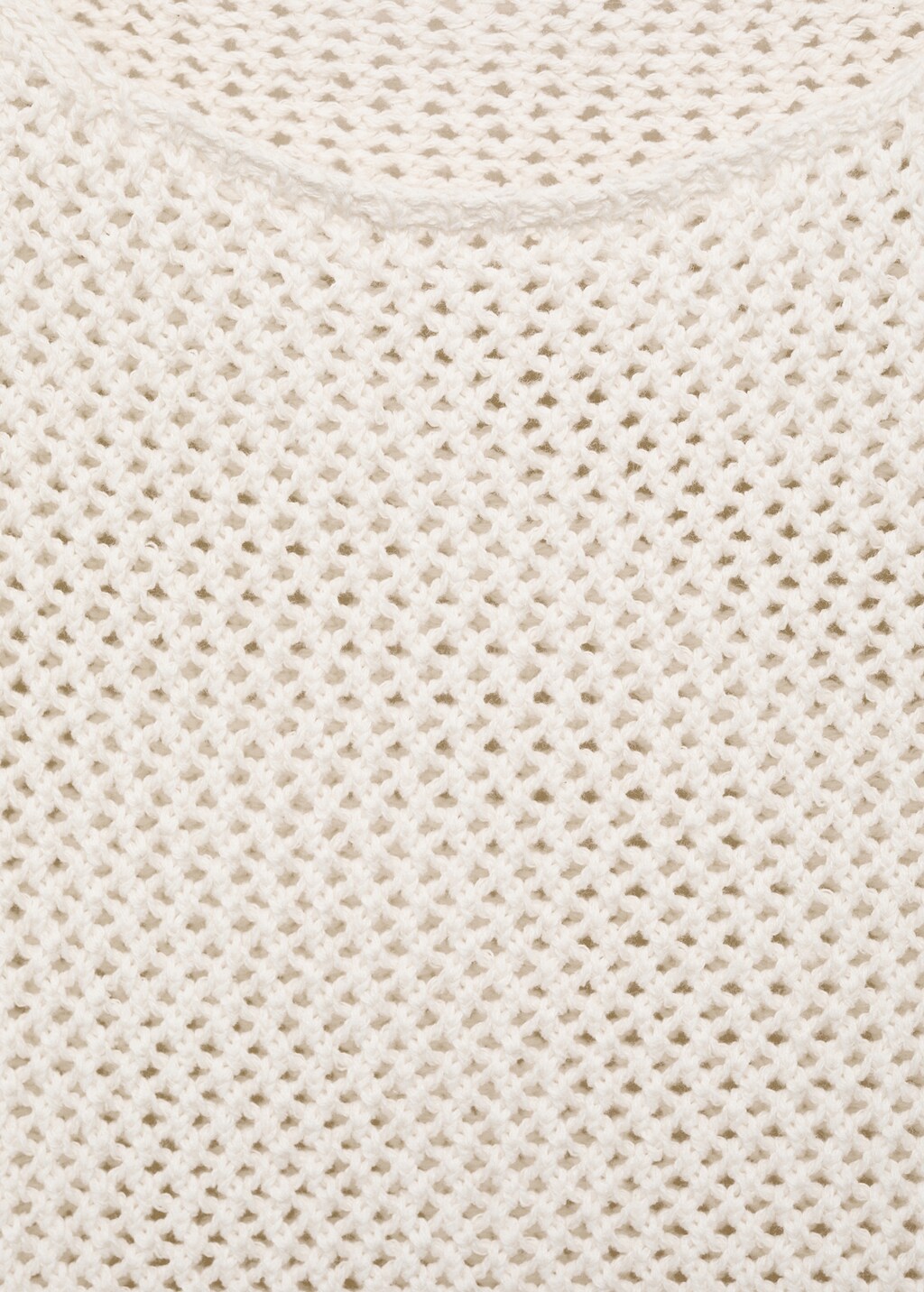 Knitted top with contrast details 6 Knitted top with contrast details