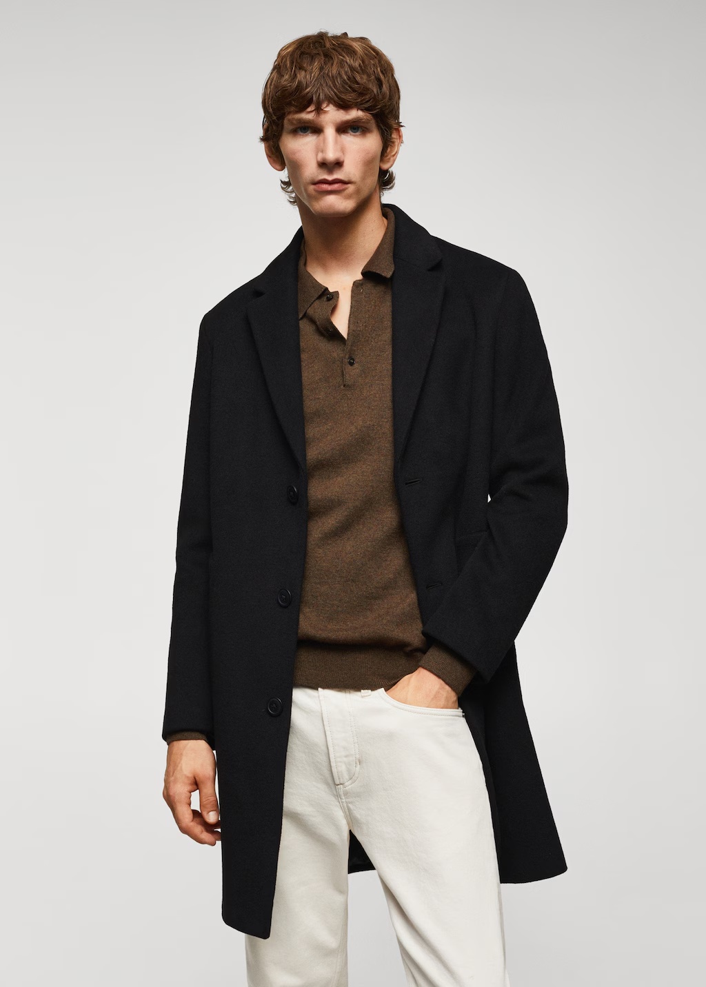 Recycled woollen coat