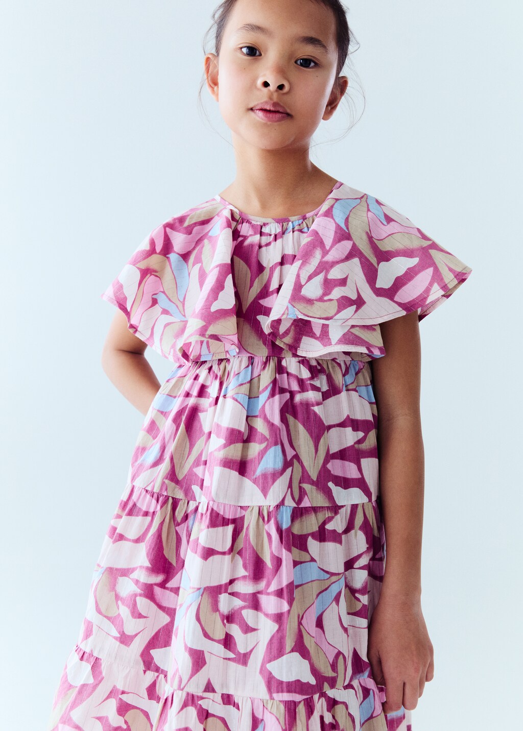 Printed short dress