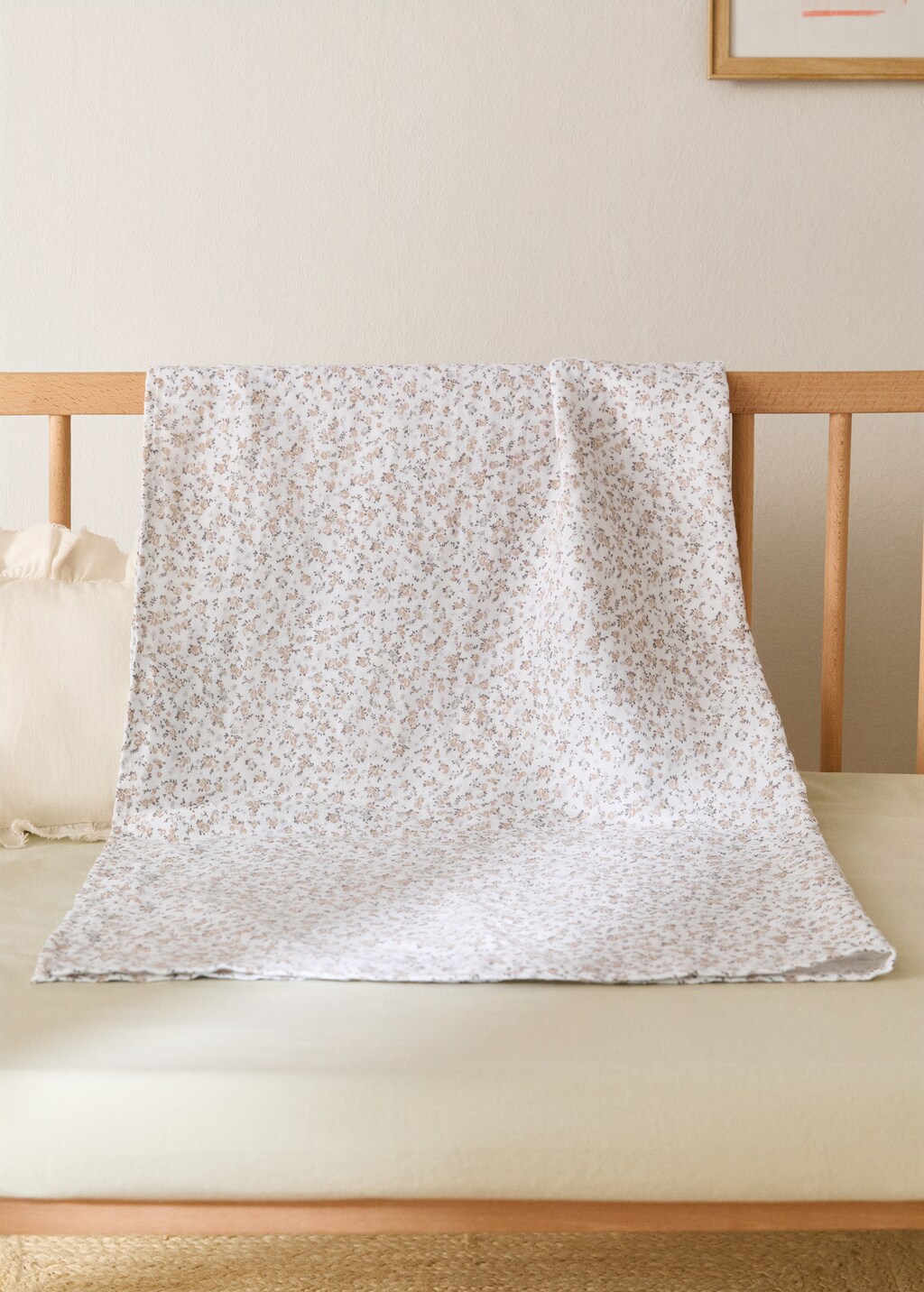 Children's cotton muslin with mini-flower print