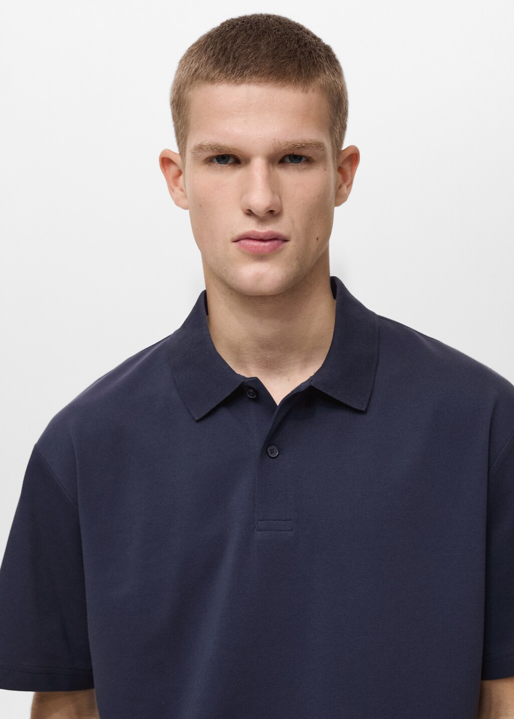 Relaxed-fit cotton piqué polo shirt 5 Relaxed-fit cotton piqué polo shirt