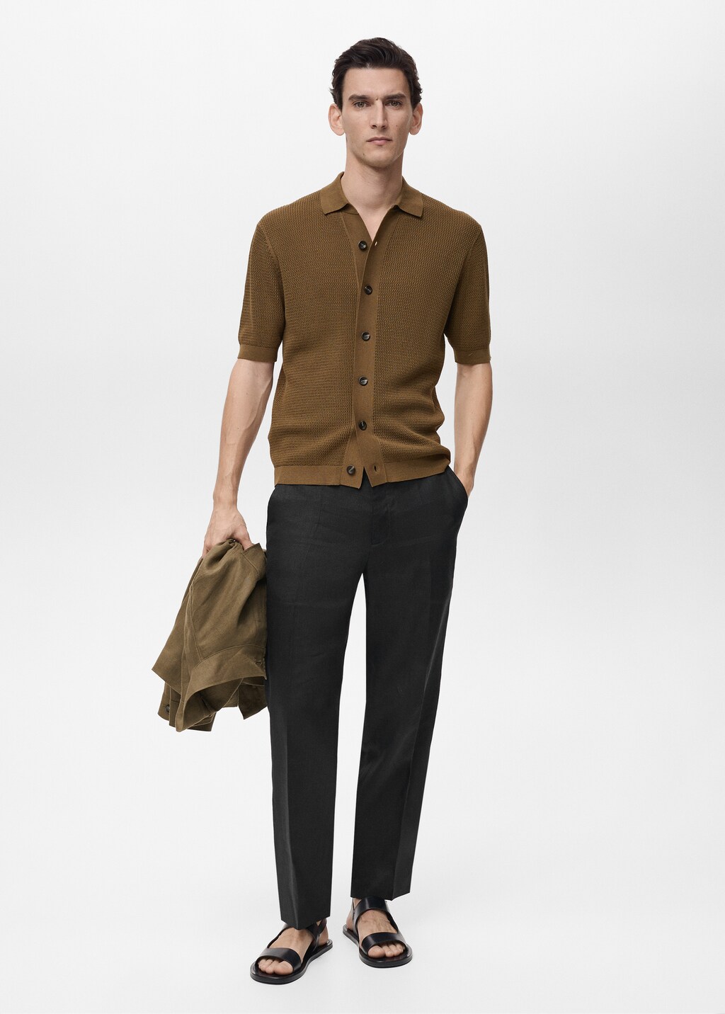 Structured knitted shirt 3 Structured knitted shirt
