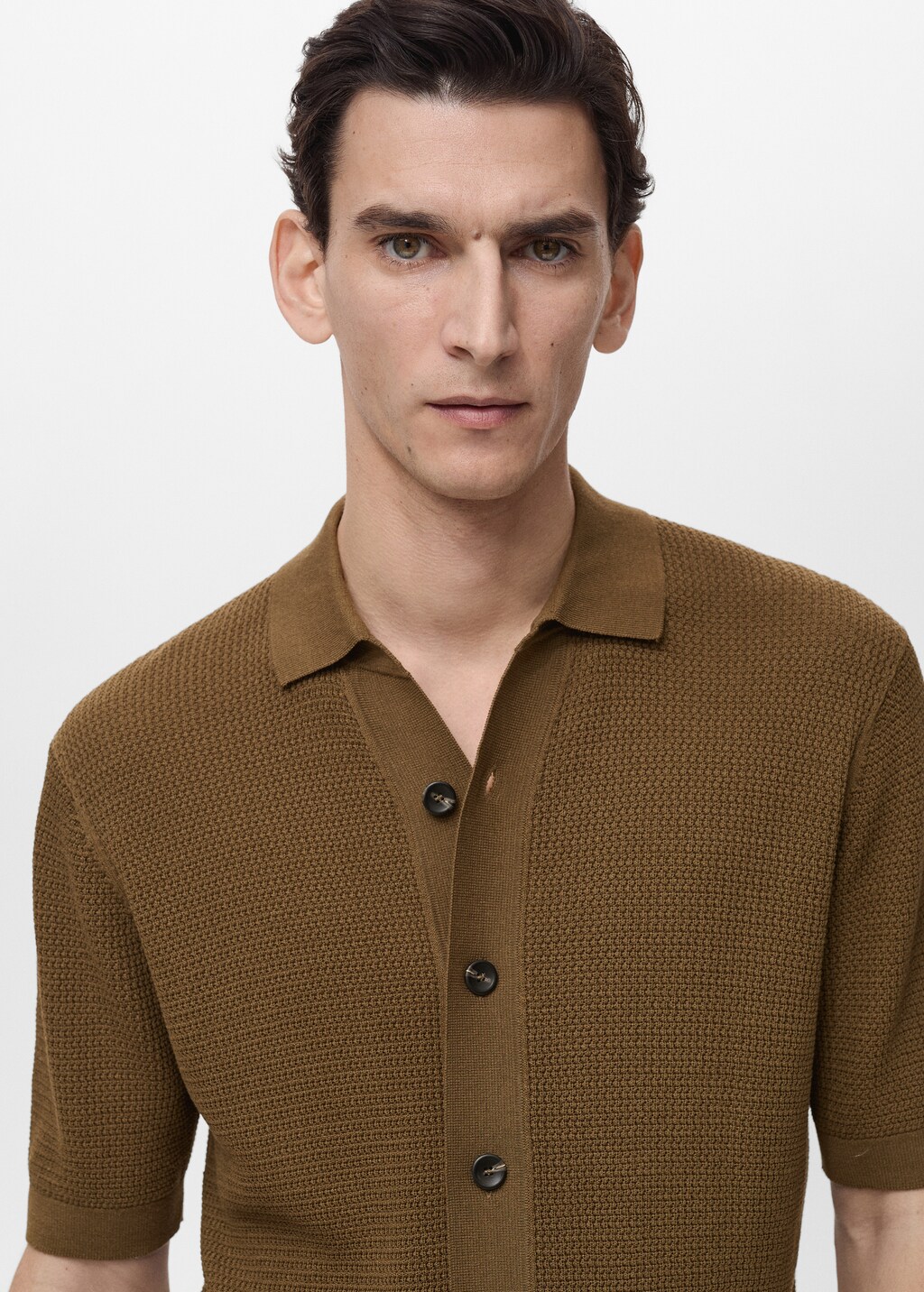 Structured knitted shirt 5 Structured knitted shirt