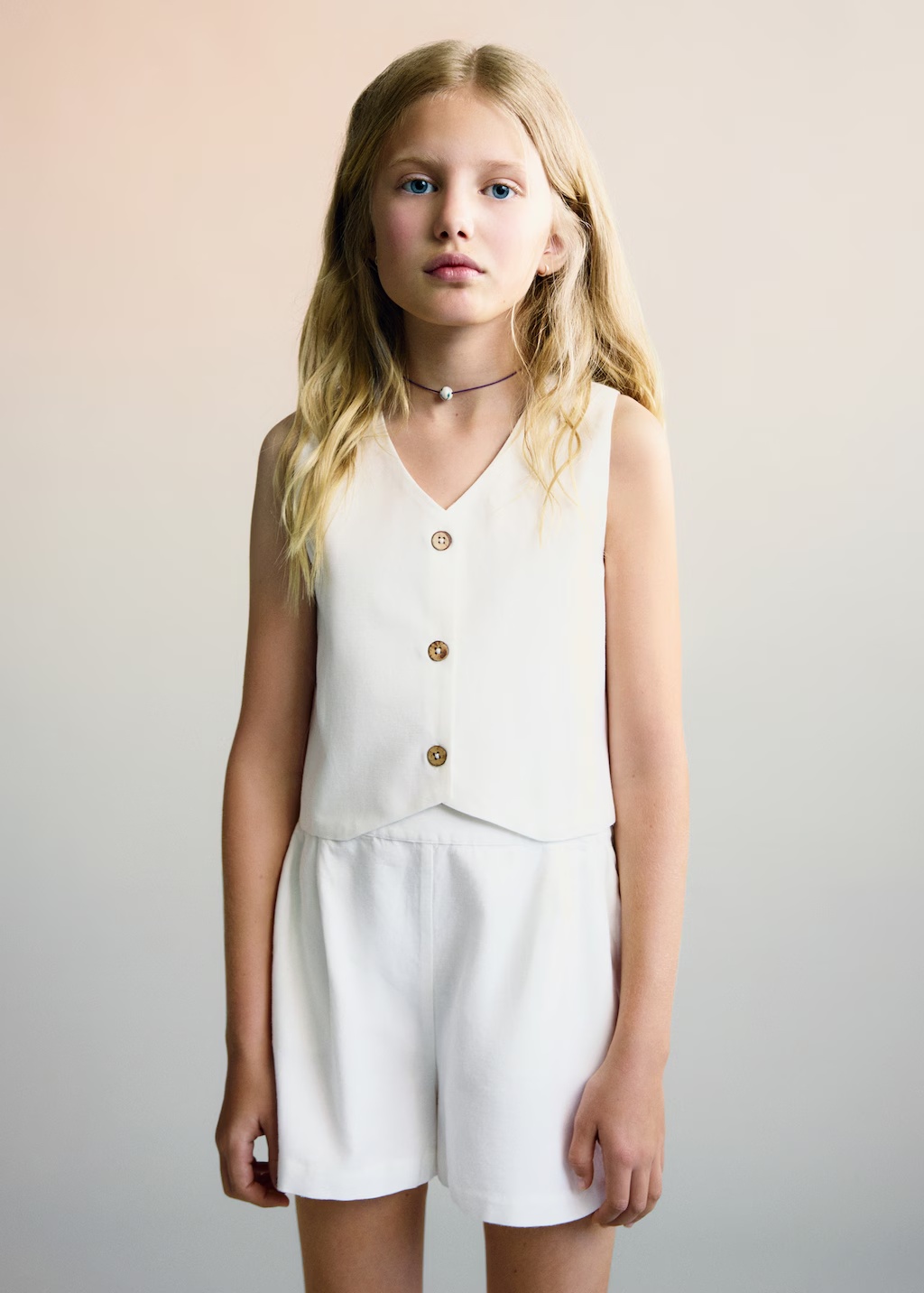 Elastic waist shorts