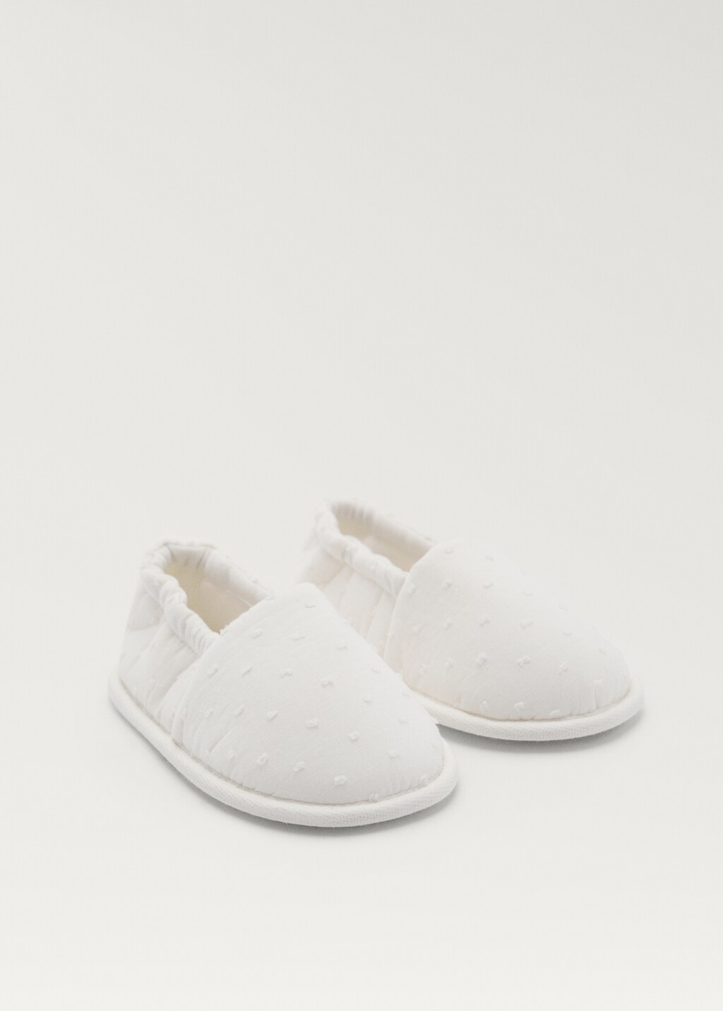 Poplin slippers