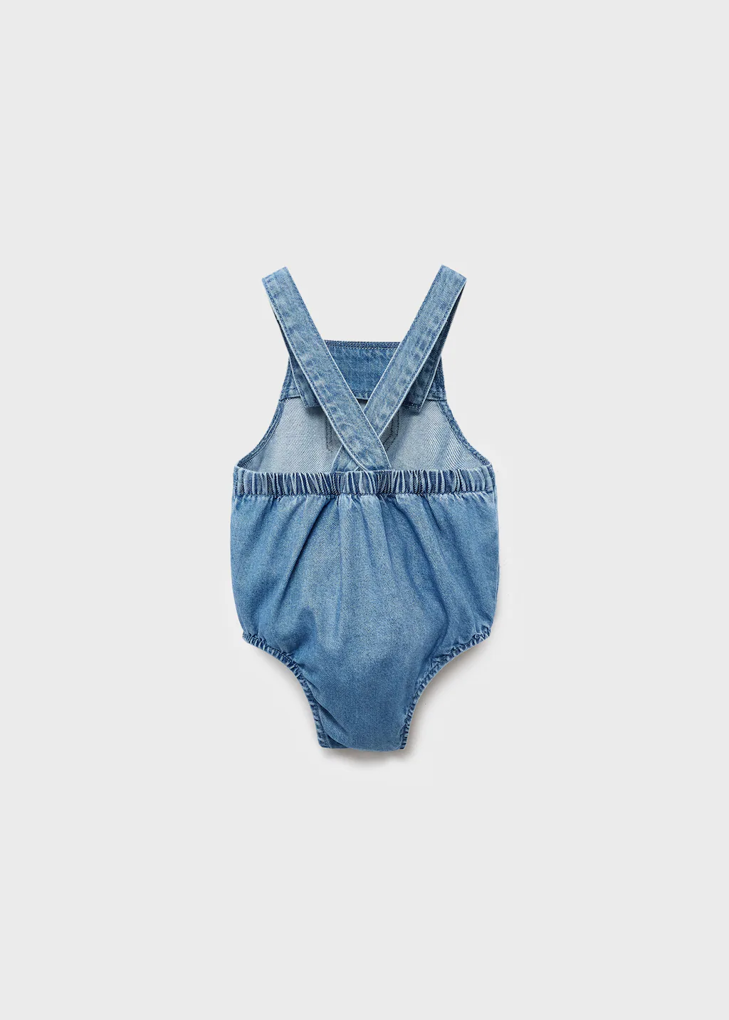 Denim cotton romper