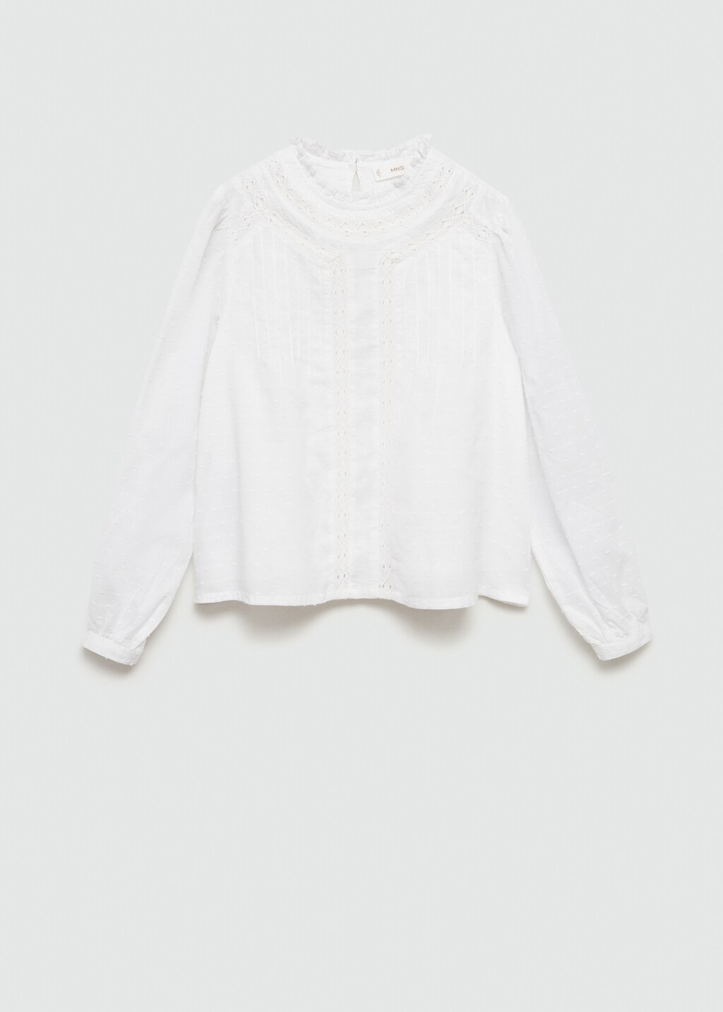Embroidered cotton blouse