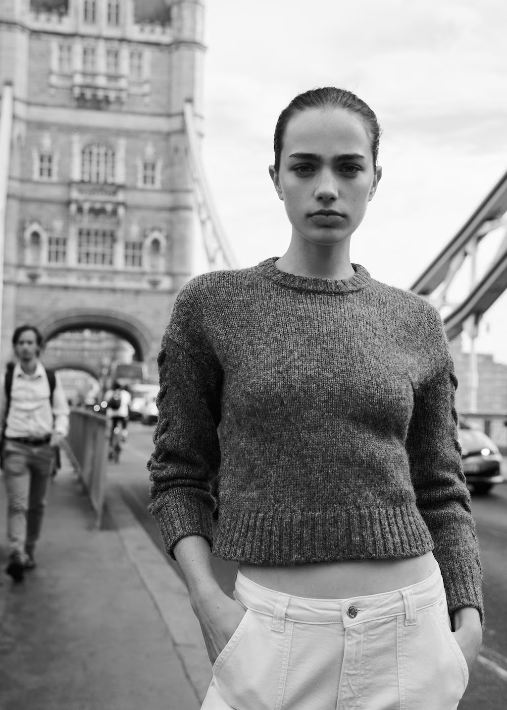 Braided sleeve sweater 5 Braided sleeve sweater