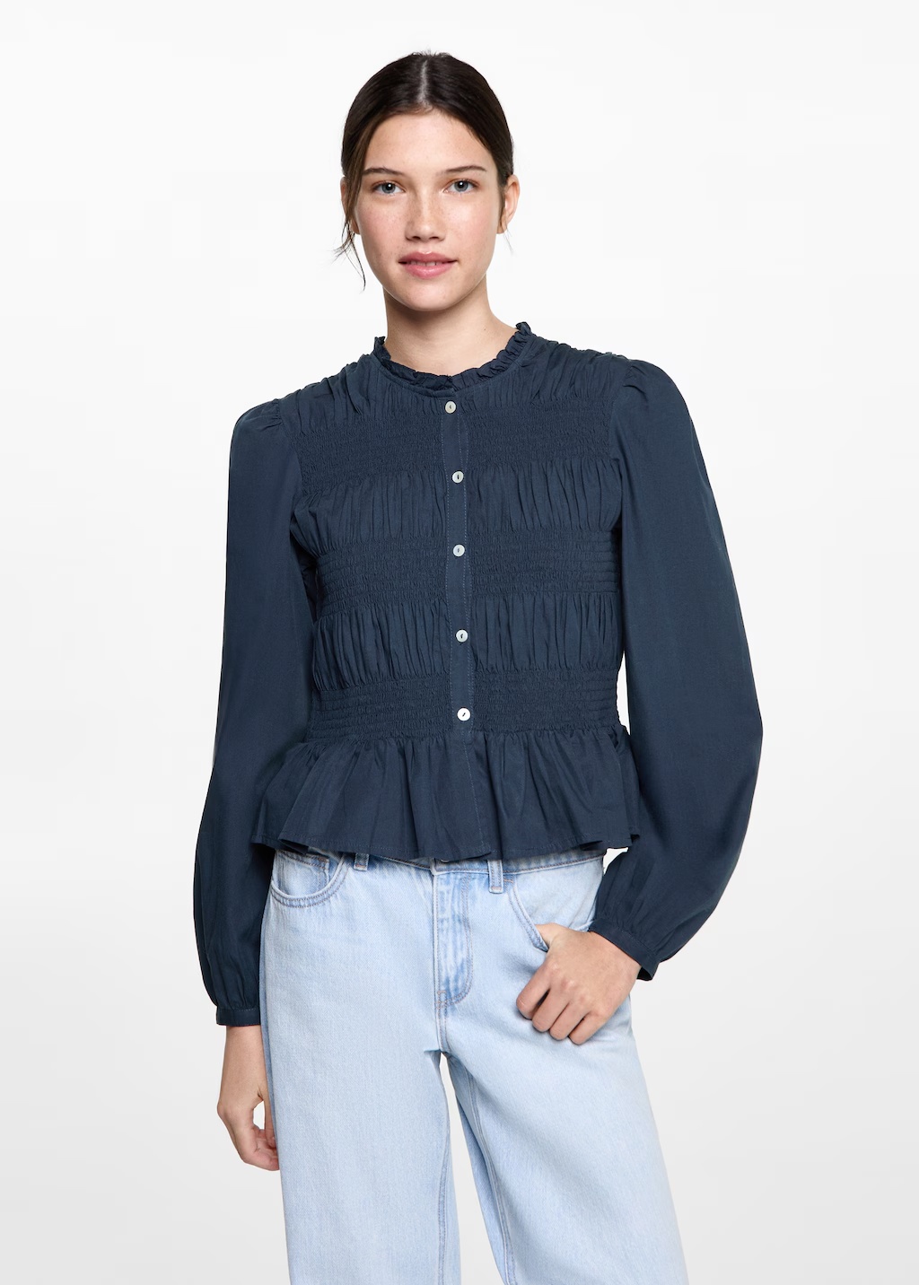 Ruffled gathered blouse 7 Ruffled gathered blouse