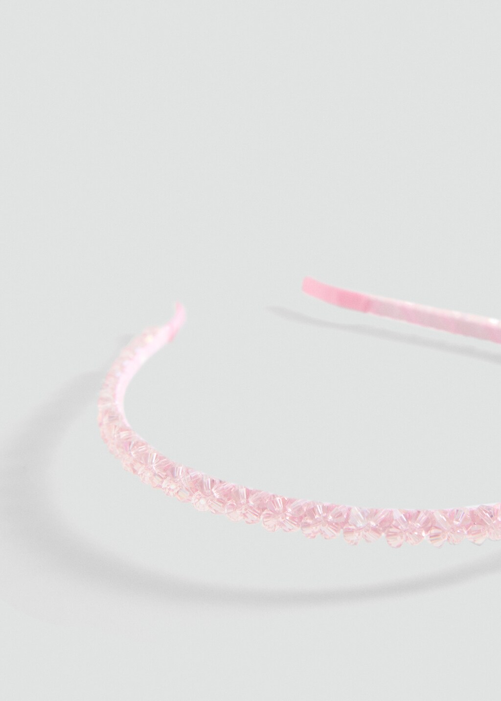 Faceted crystal hairband