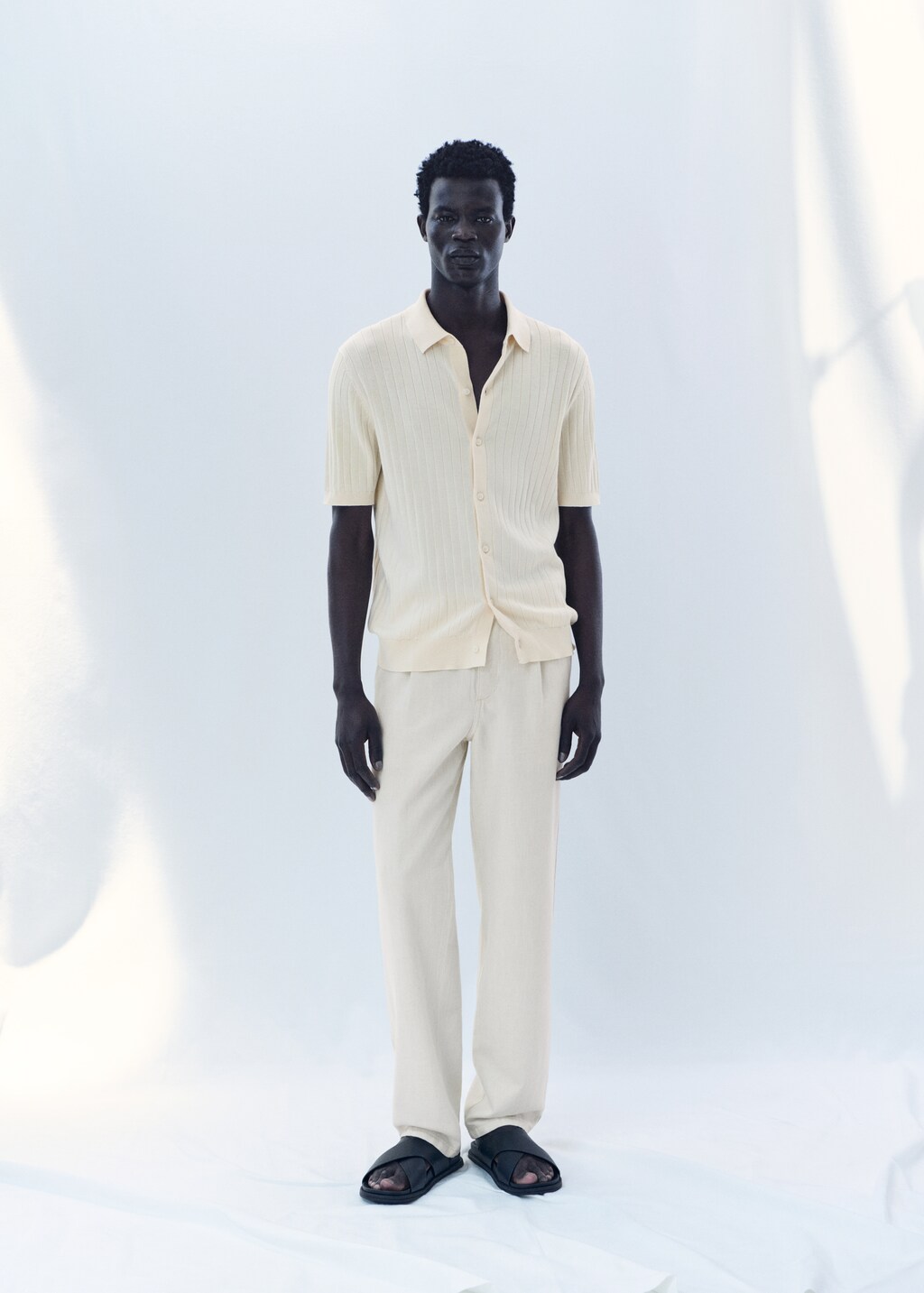 Fine rib-knit shirt 7 Fine rib-knit shirt