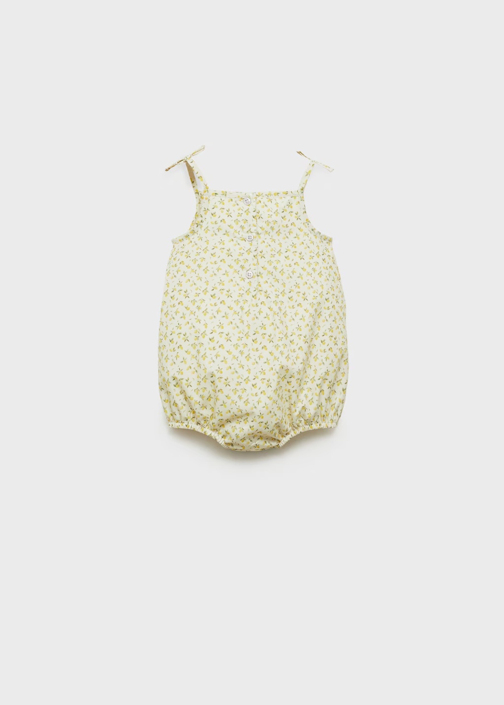 Print cotton one-piece suit
