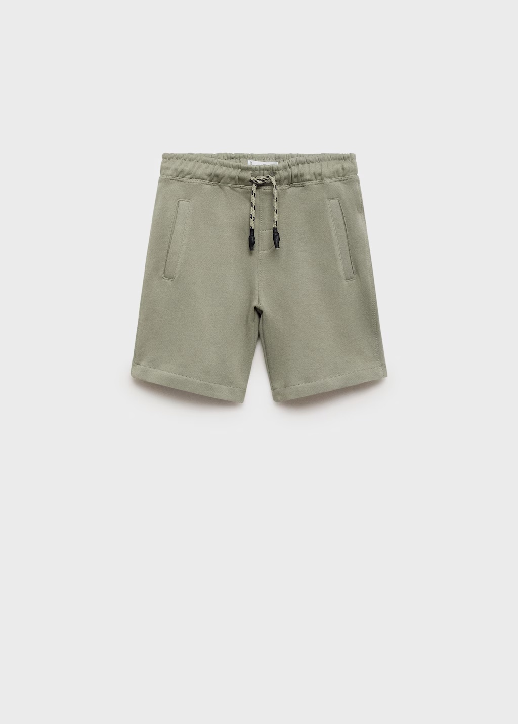 Cotton shorts with drawstring