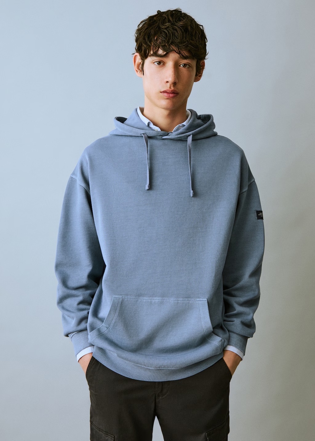 Pocket cotton sweatshirt