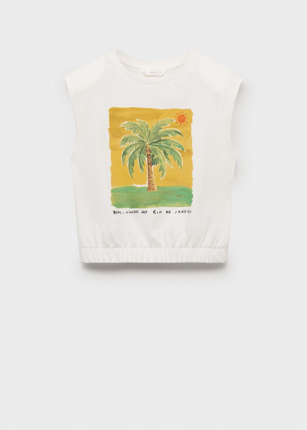 Sleeveless print t-shirt 3 Sleeveless print t-shirt
