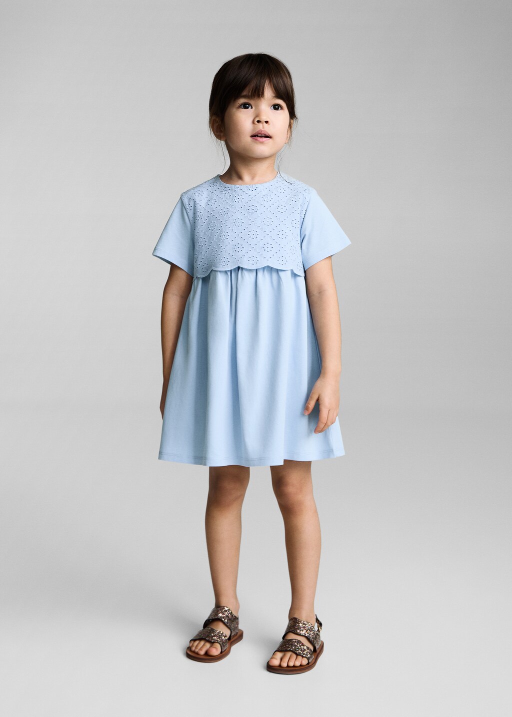Embroidered cotton dress 3 Embroidered cotton dress