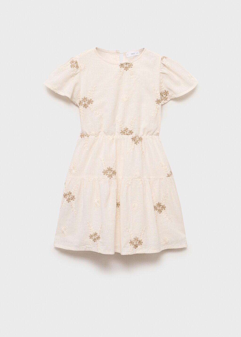 Short dress with embroidered detail 4 Short dress with embroidered detail