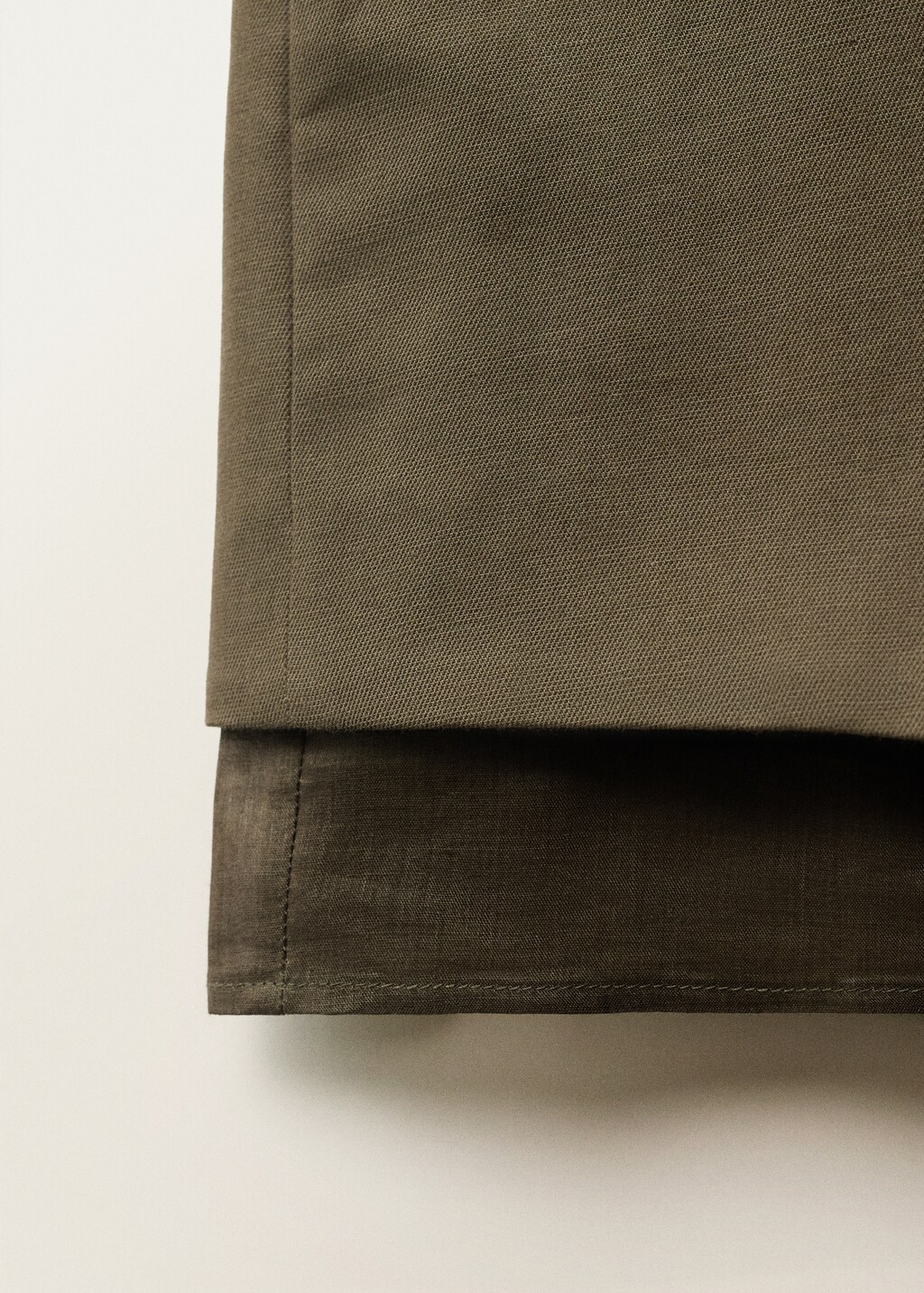 Combined linen-blend shorts 7 Combined linen-blend shorts