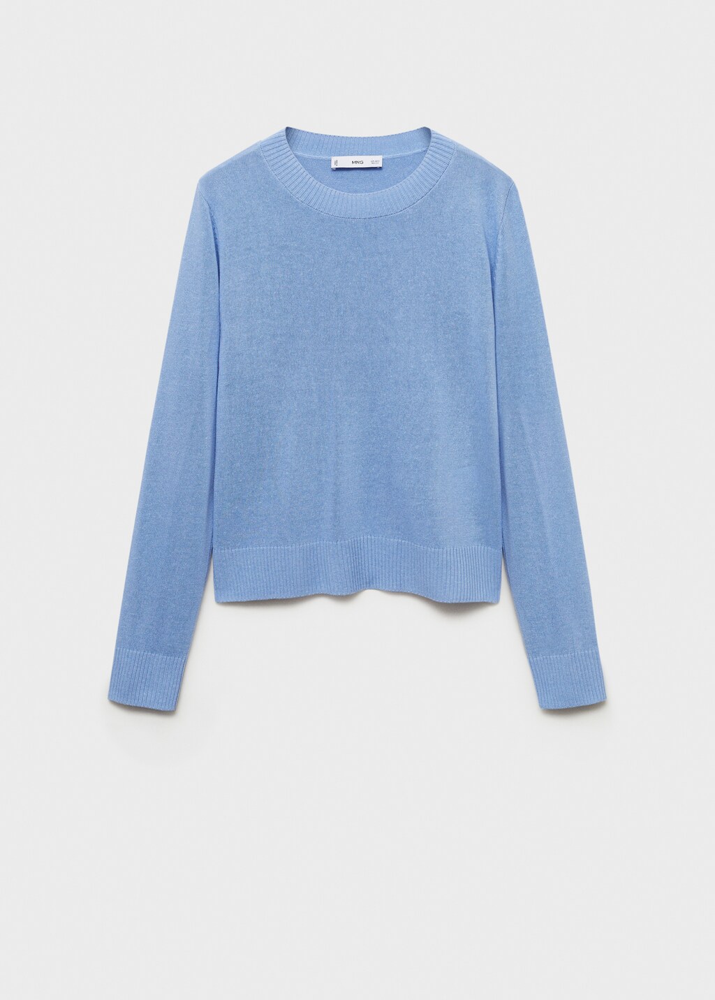 Linen-blend knitted sweater 7 Linen-blend knitted sweater