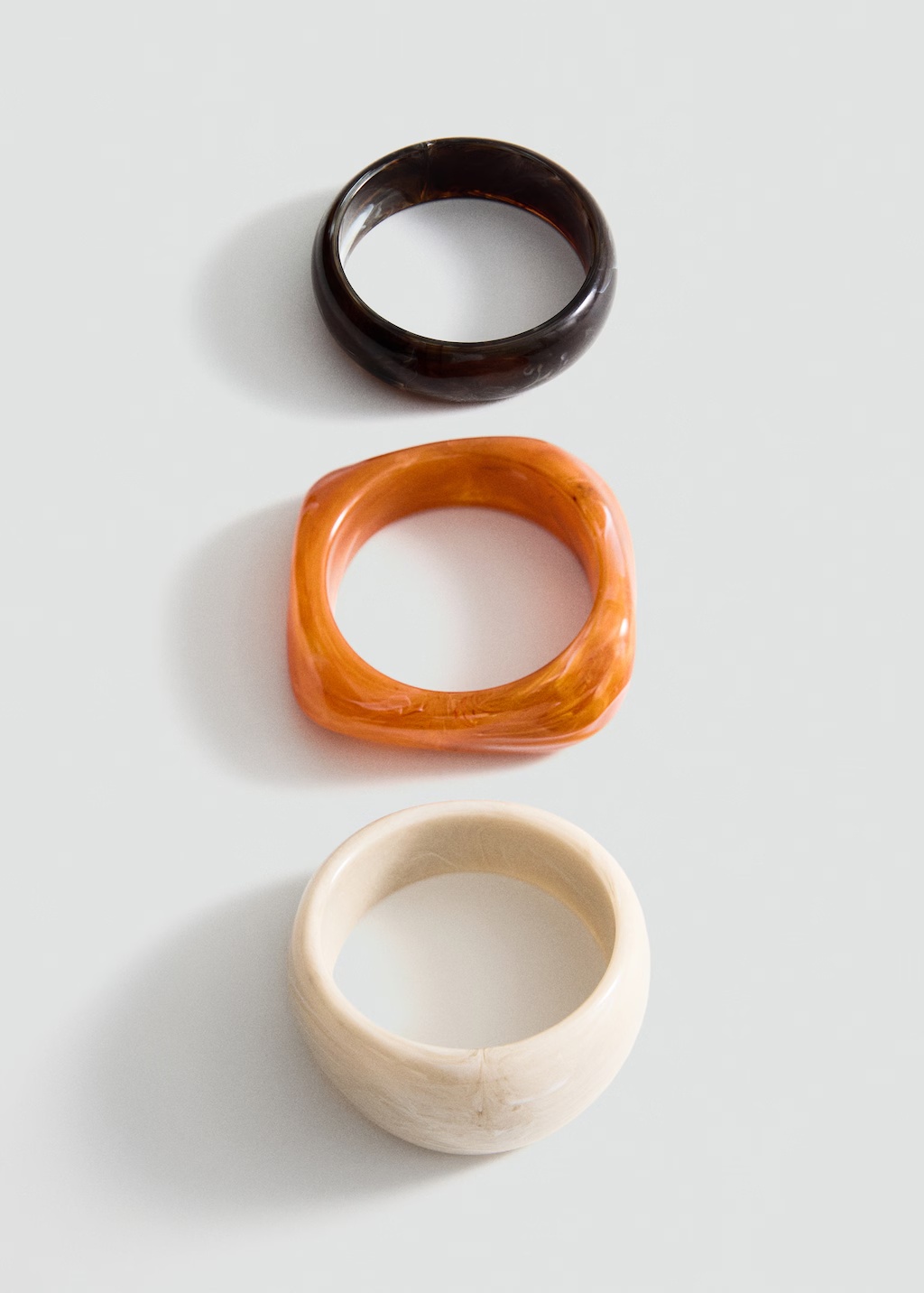 Set of 3 combined bracelets