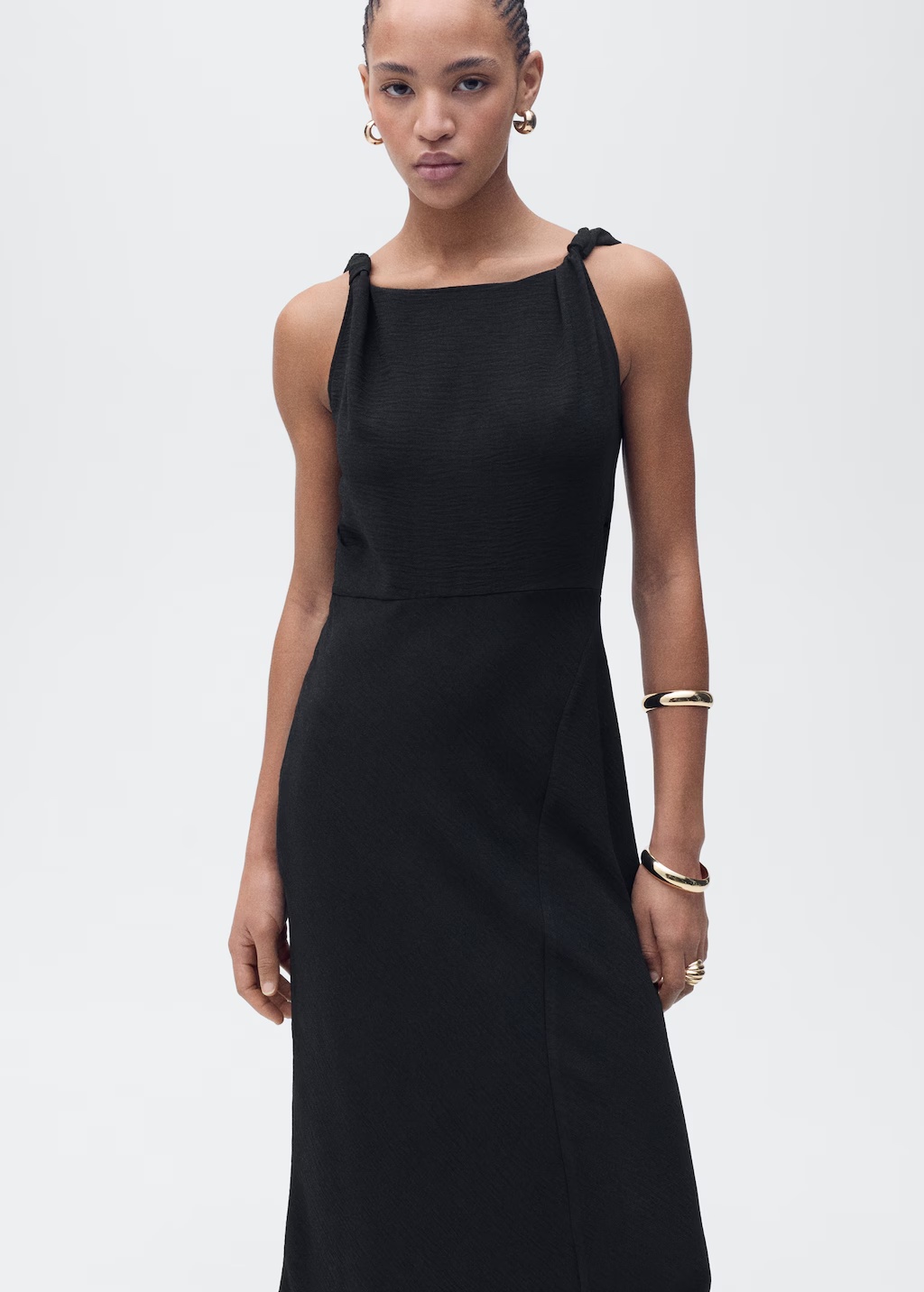 Long asymmetric dress