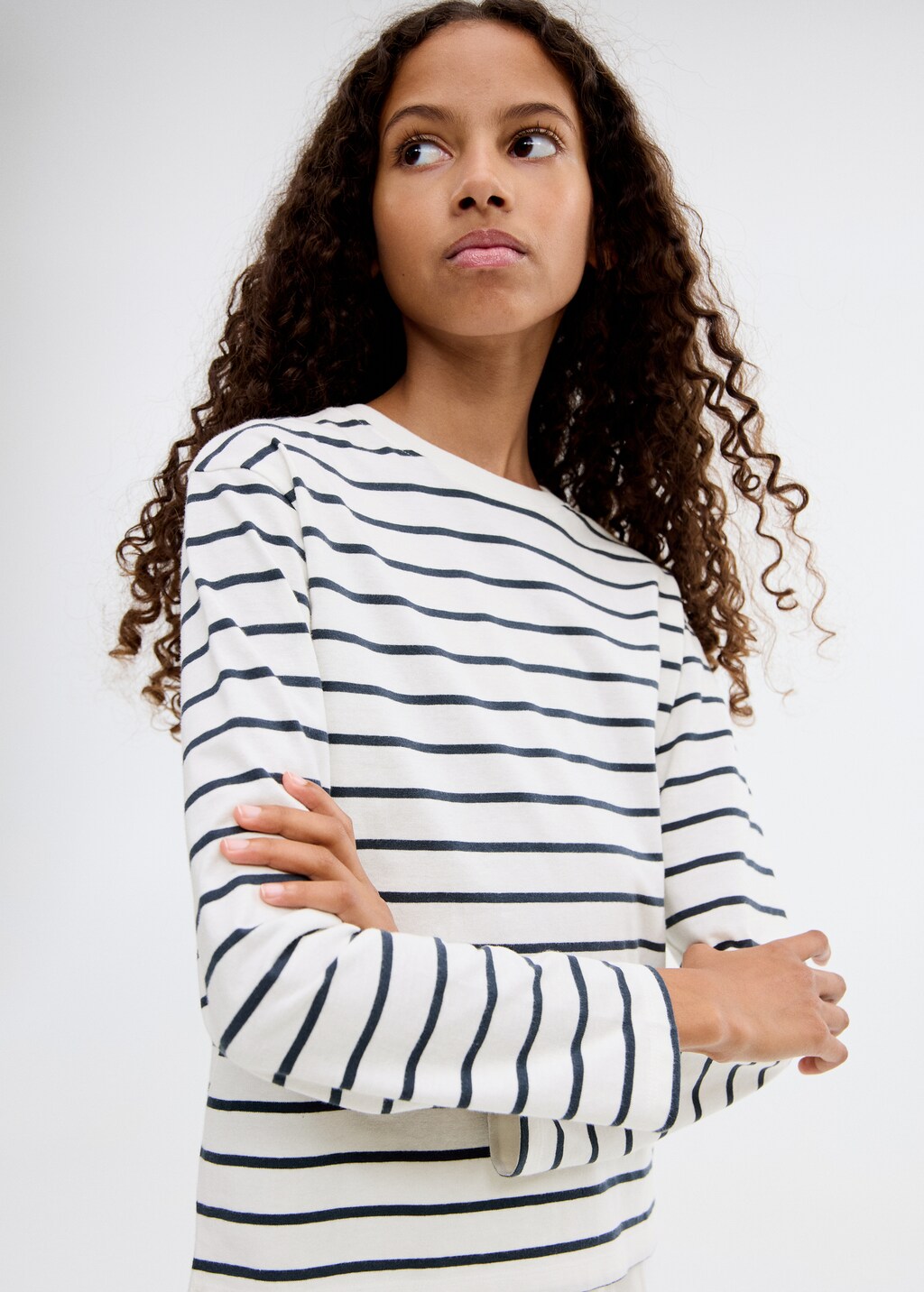 Striped cotton T-shirt