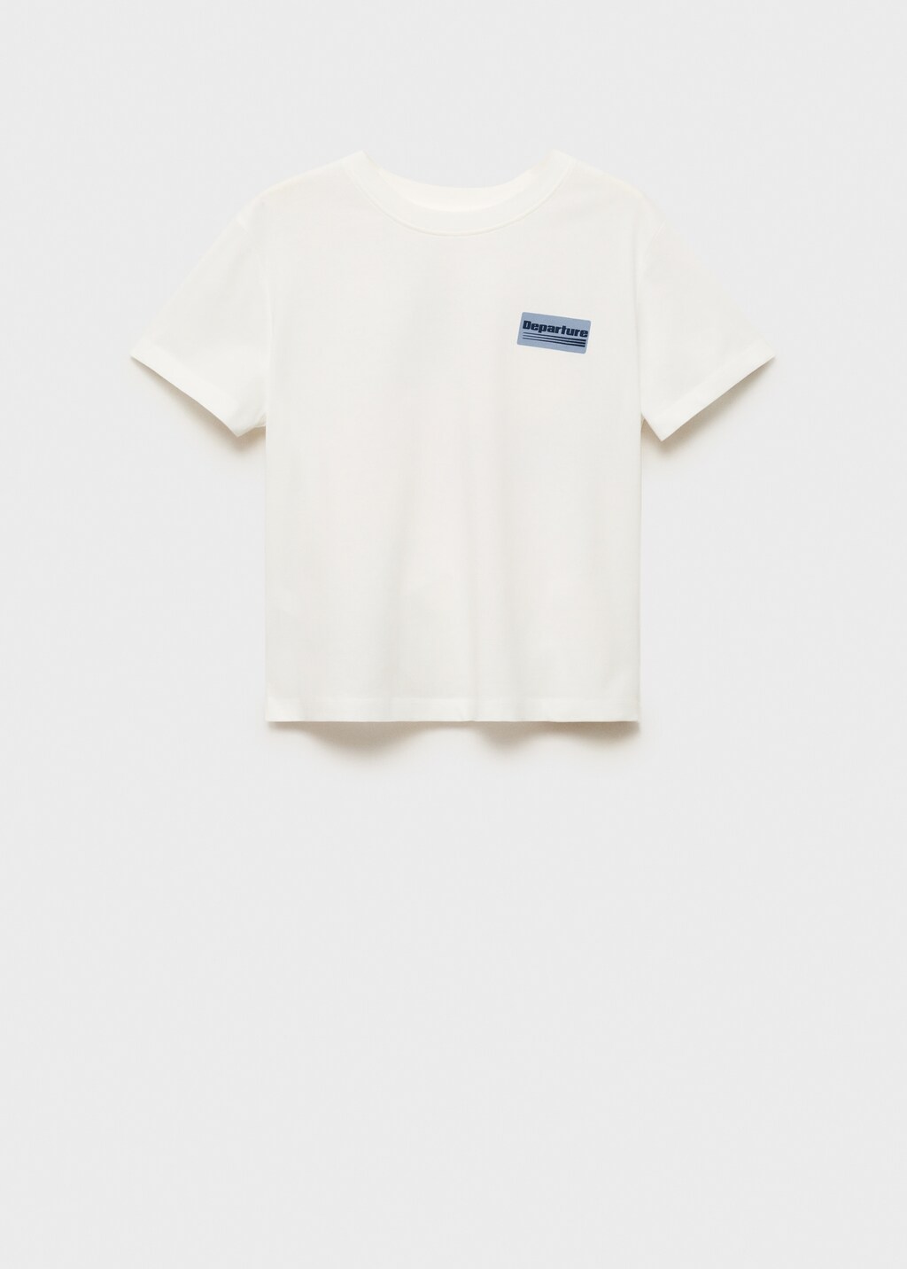 Printed cotton-blend T-shirt 7 Printed cotton-blend T-shirt