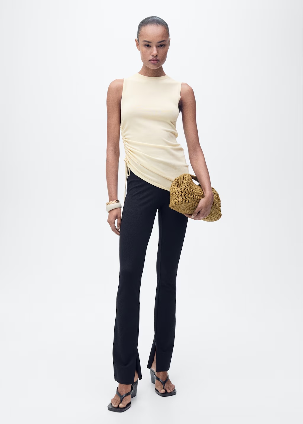 Side gathered knitted top 3 Side gathered knitted top