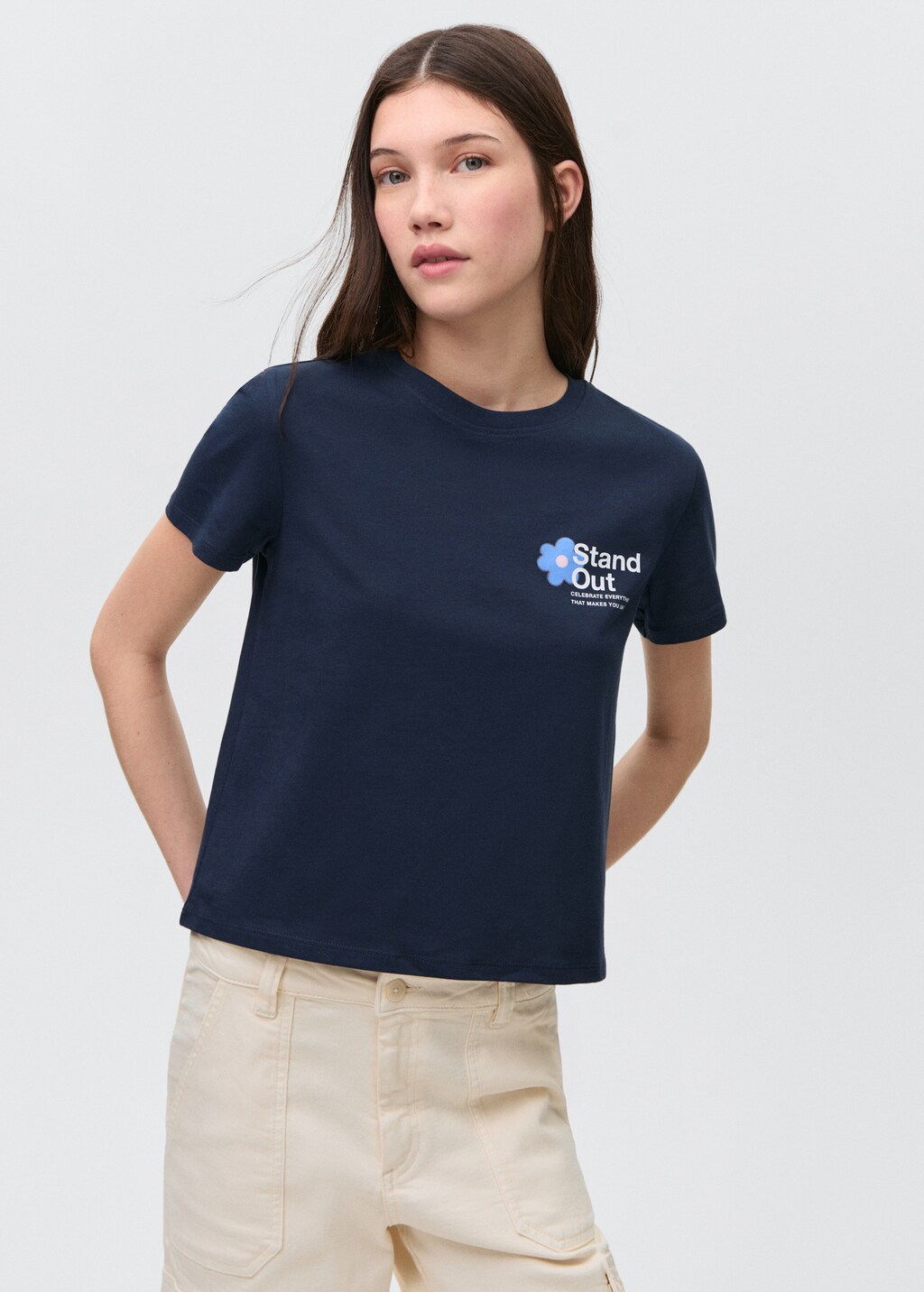 Short-sleeved printed t-shirt