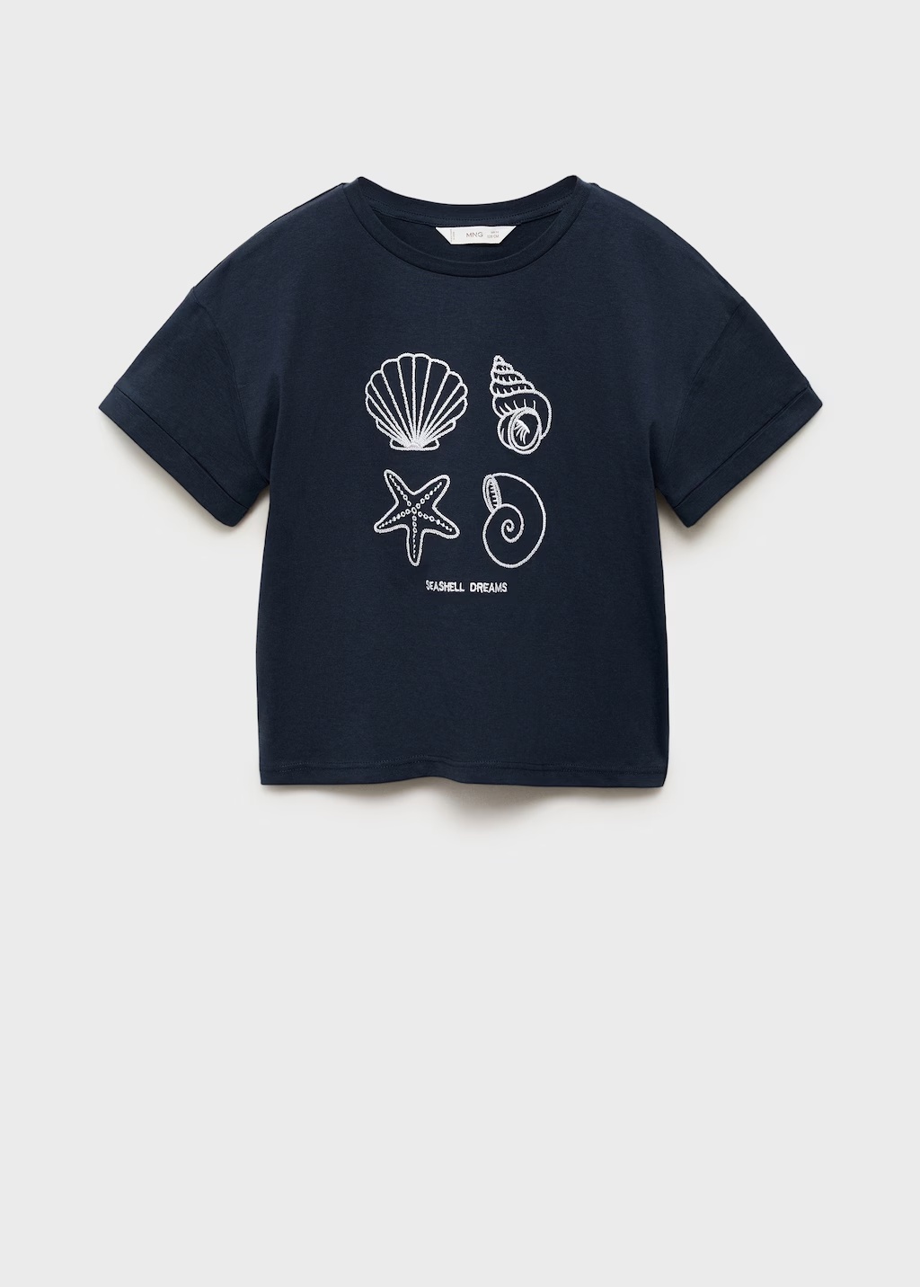 Embroidered detail T-shirt 5 Embroidered detail T-shirt