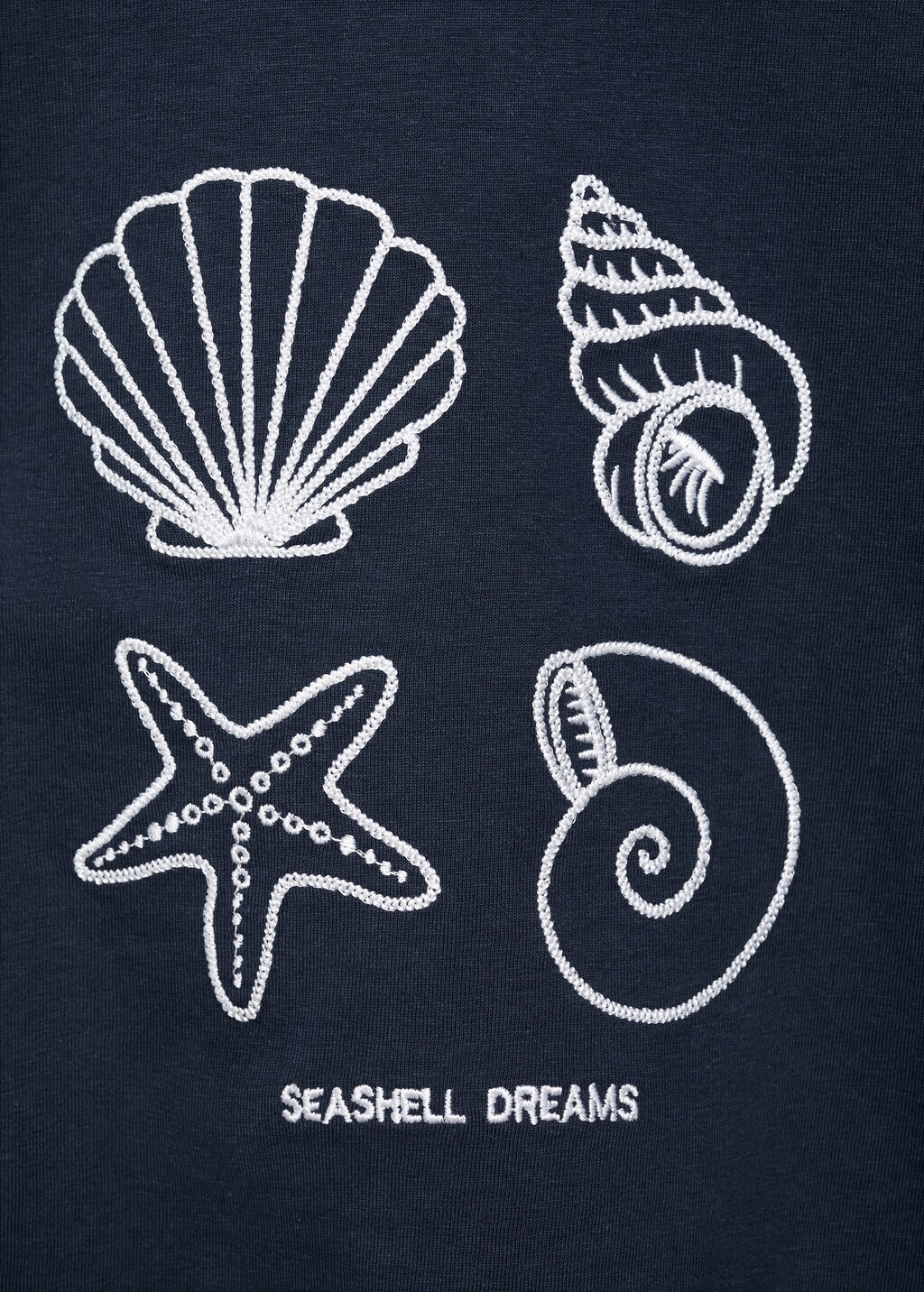 Embroidered detail T-shirt 6 Embroidered detail T-shirt