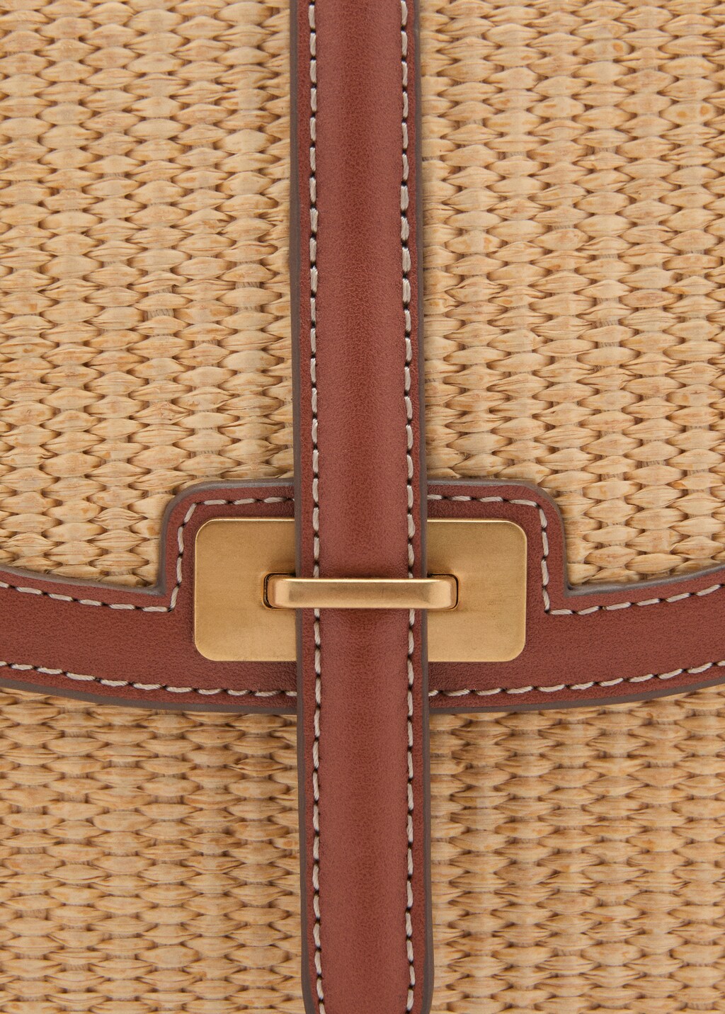 Raffia-effect shoulder bag 6 Raffia-effect shoulder bag