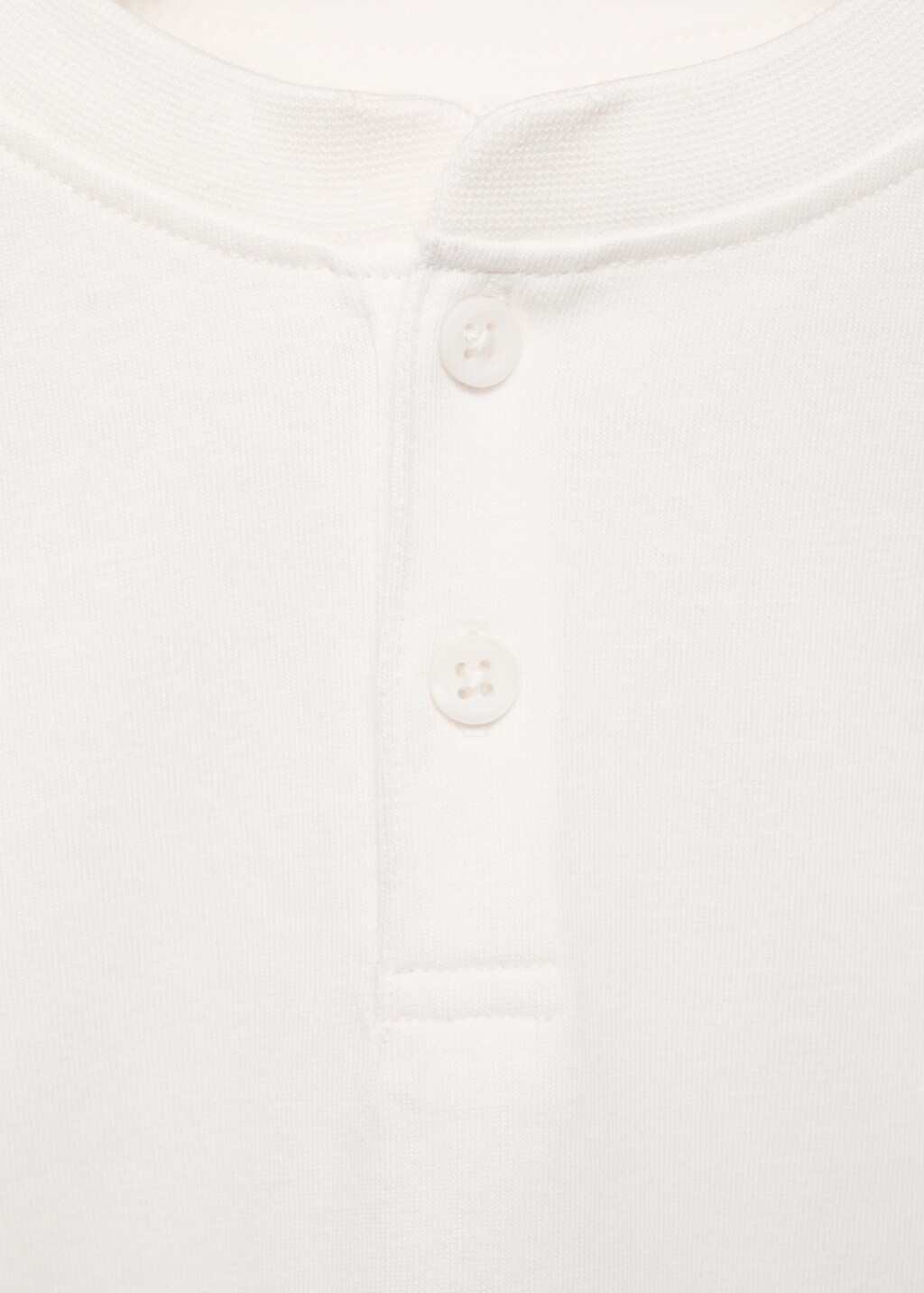 Buttoned cotton T-shirt 3 Buttoned cotton T-shirt