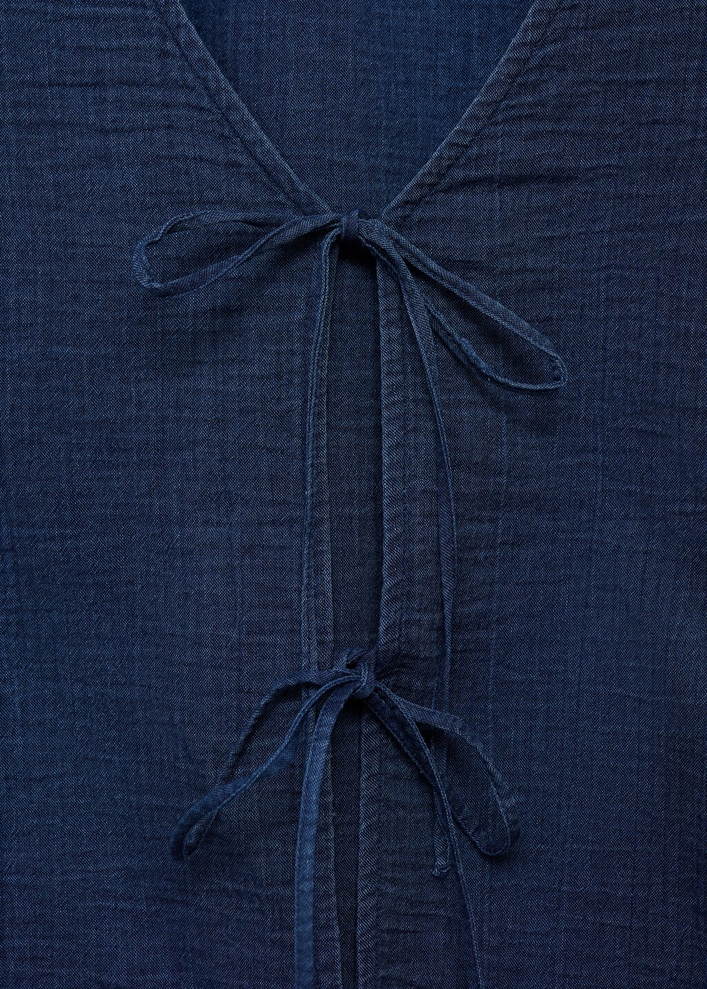 Flowy denim top with bows 6 Flowy denim top with bows