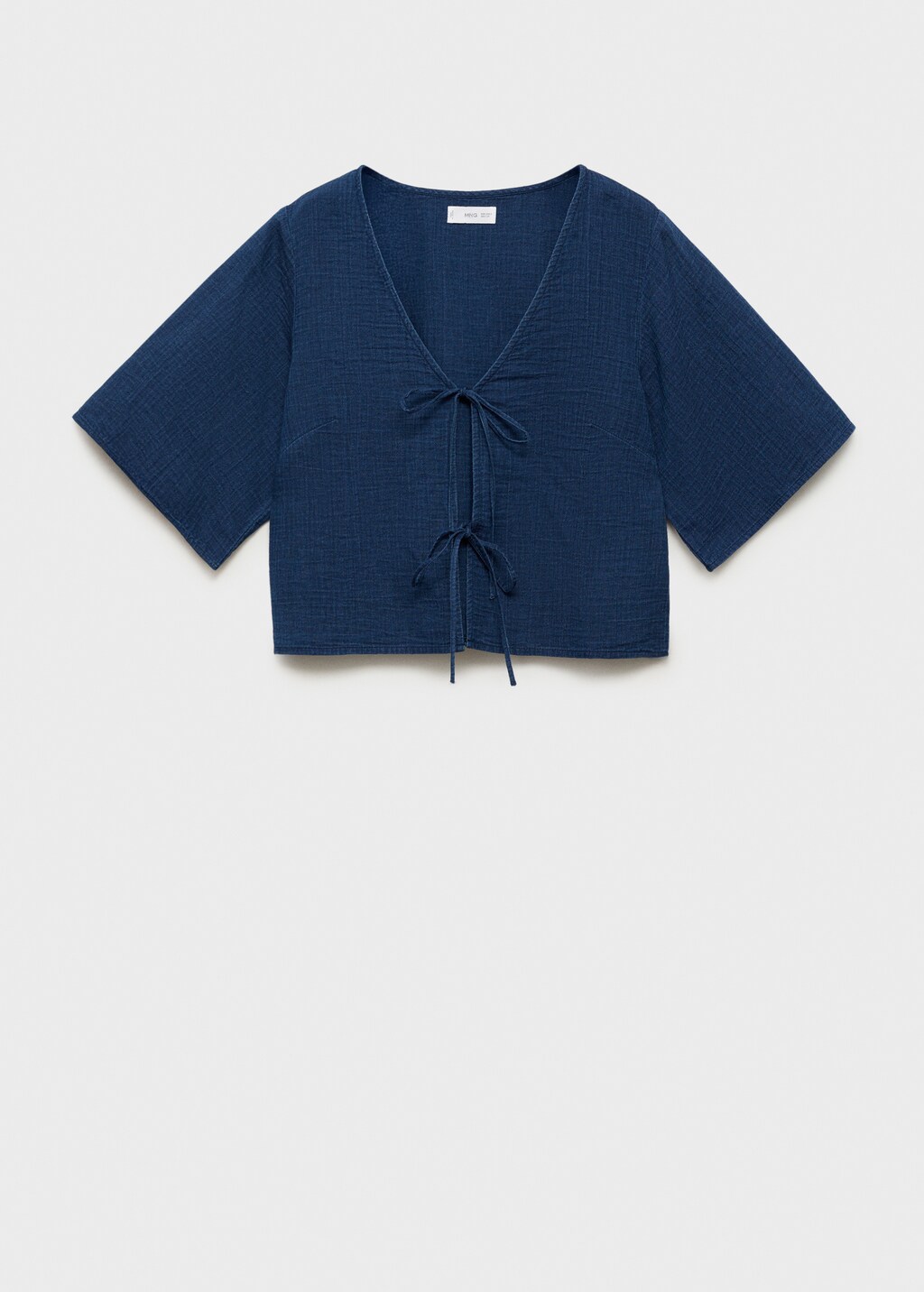 Flowy denim top with bows 7 Flowy denim top with bows