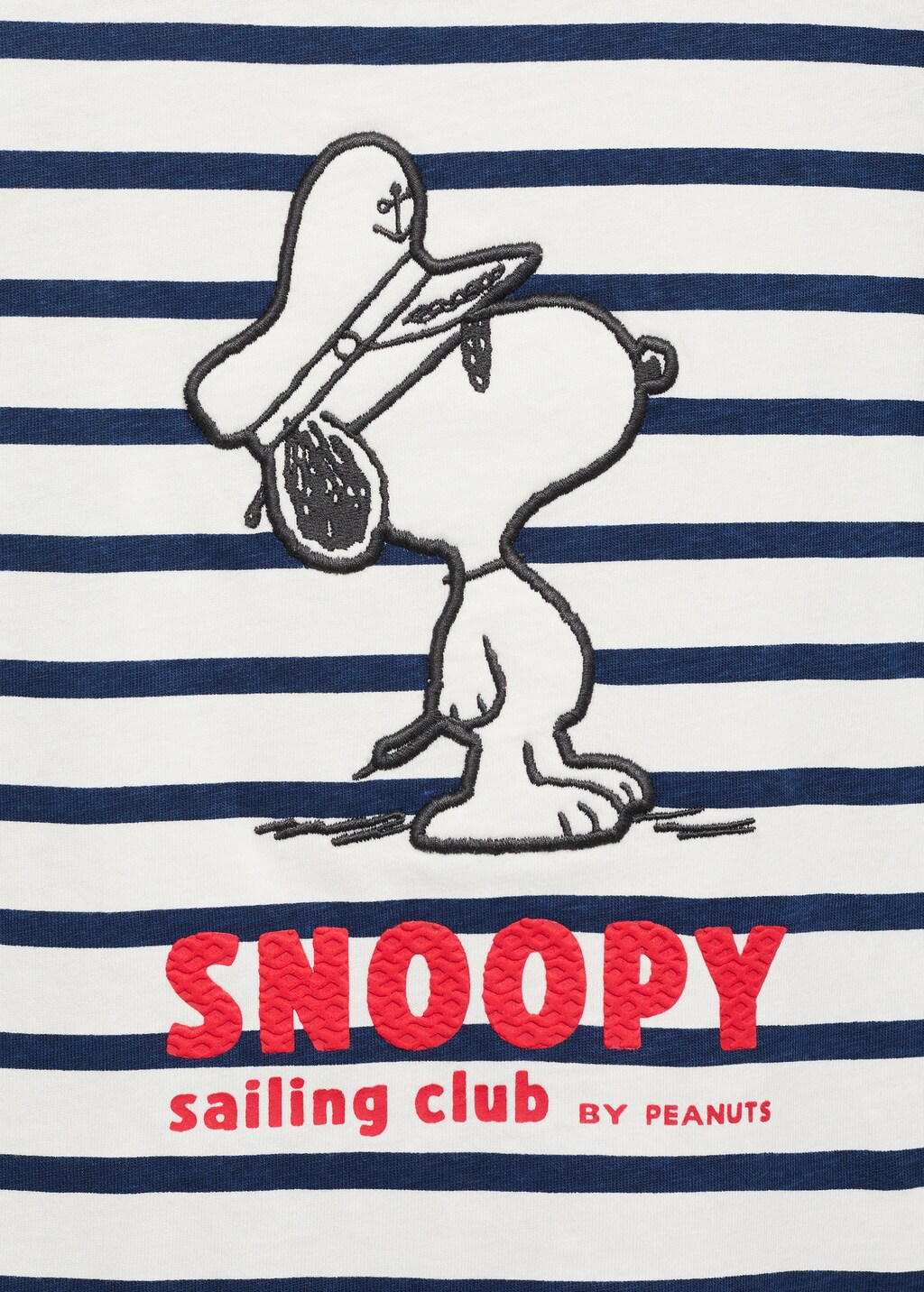 Snoopy striped t-shirt with knot detail 5 Snoopy striped t-shirt with knot detail