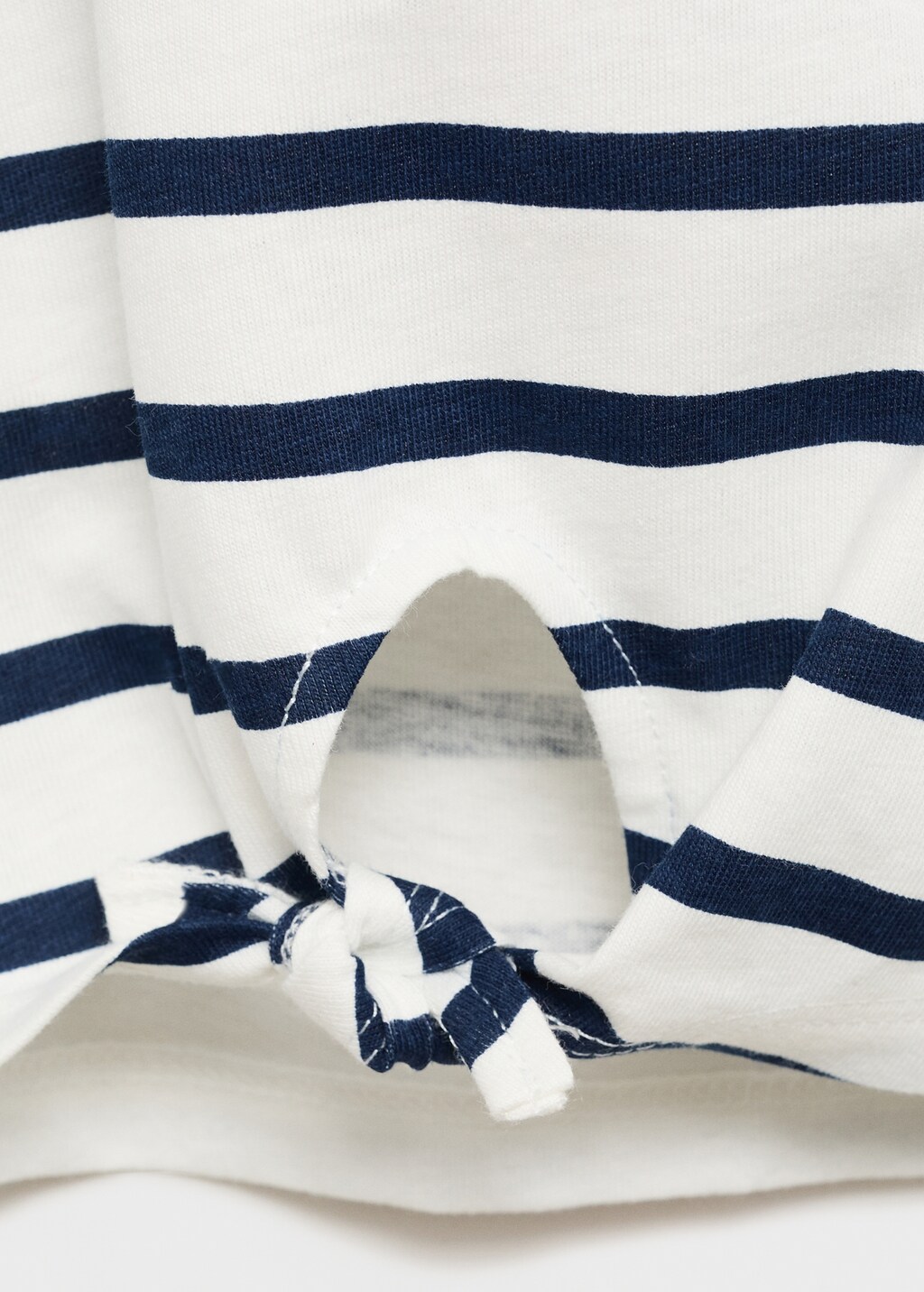 Snoopy striped t-shirt with knot detail 7 Snoopy striped t-shirt with knot detail