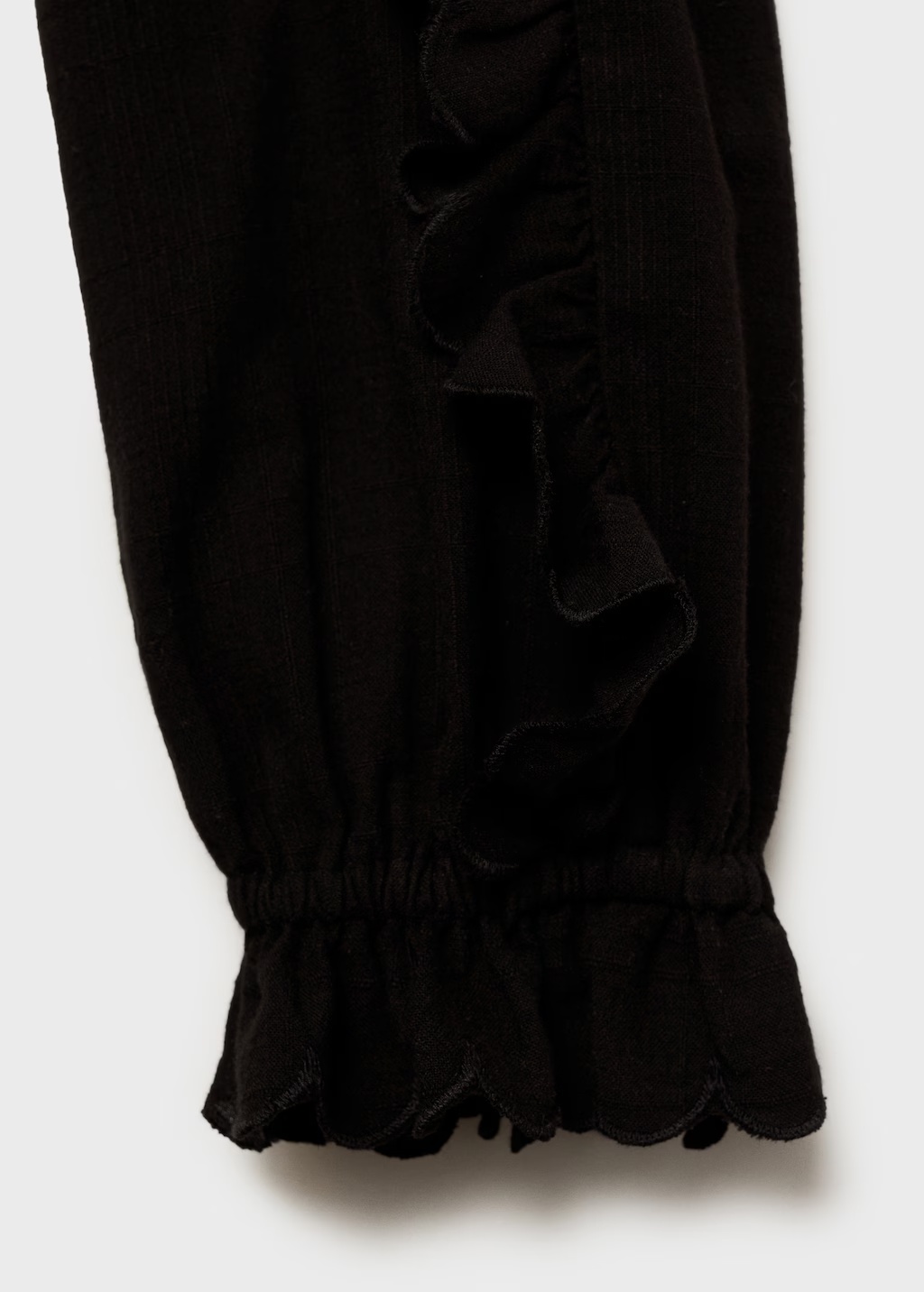Ruched blouse with ruffles 8 Ruched blouse with ruffles