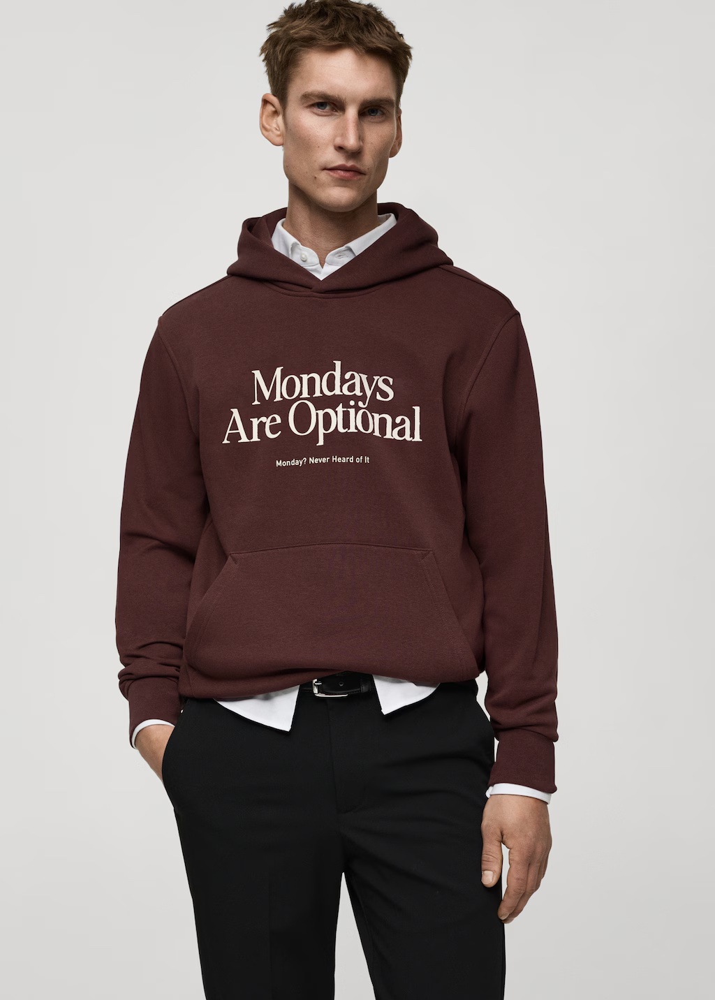 Printed cotton sweatshirt
