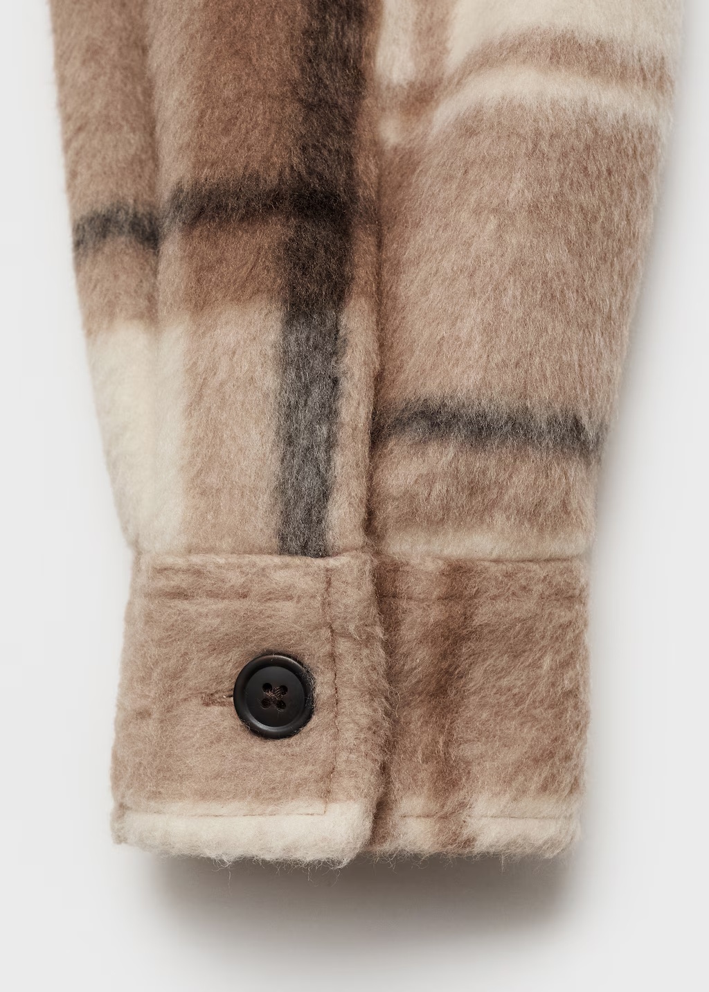 Check flannel textured overshirt 10 Check flannel textured overshirt