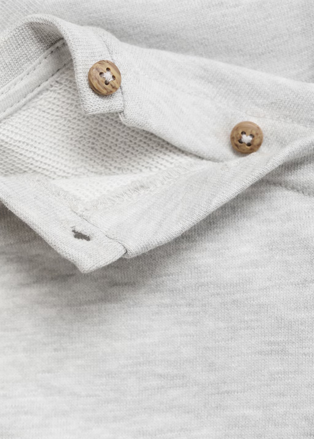 Buttoned cotton sweatshirt 5 Buttoned cotton sweatshirt
