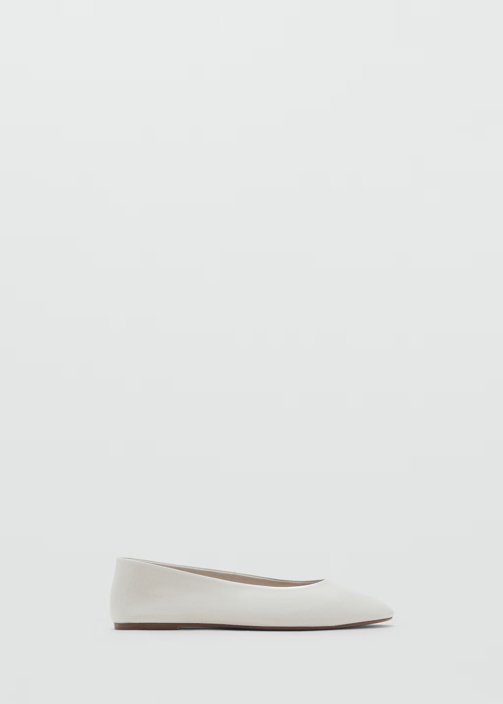 Leather ballet flats