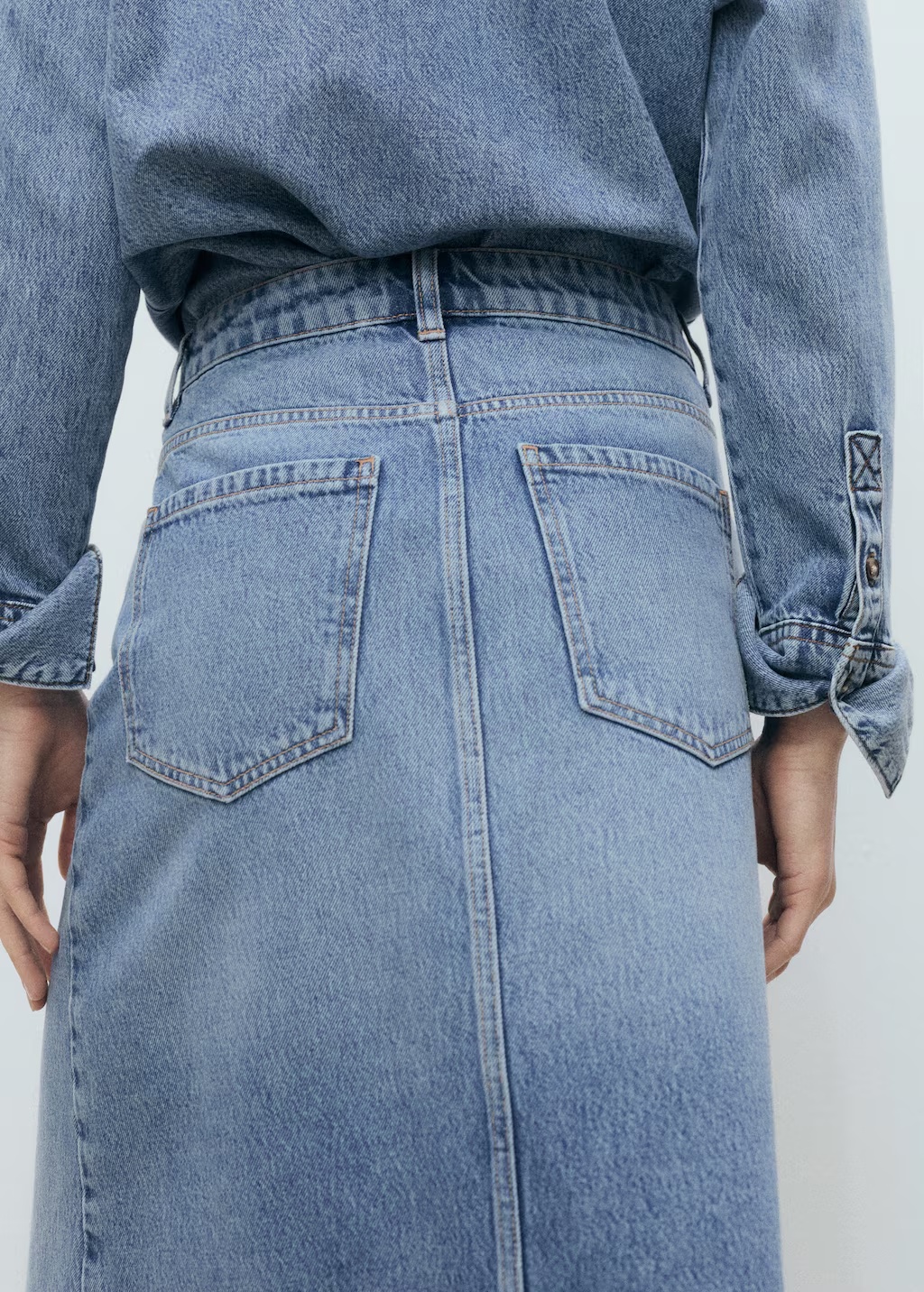 Midi denim skirt 5 Midi denim skirt