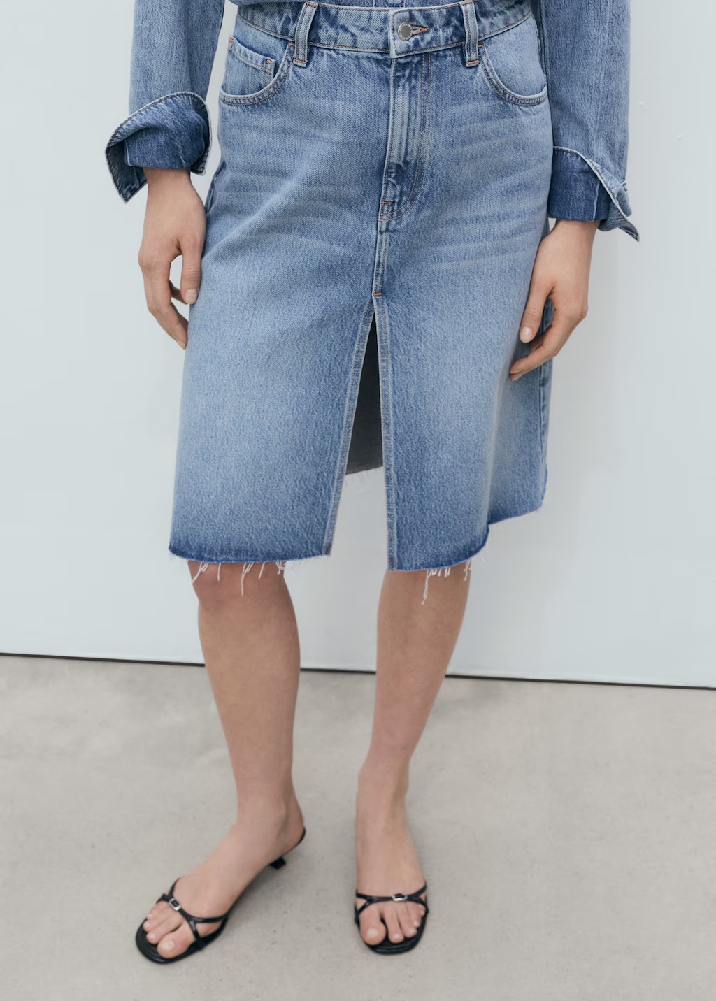 Midi denim skirt 9 Midi denim skirt