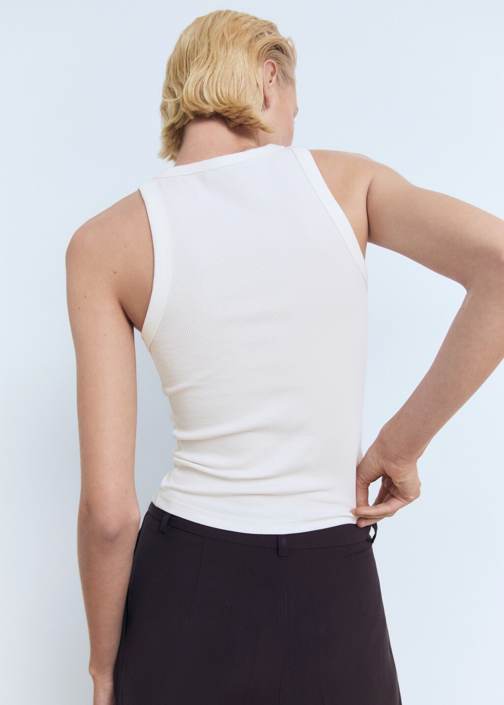 Ribbed cotton-blend top 4 Ribbed cotton-blend top