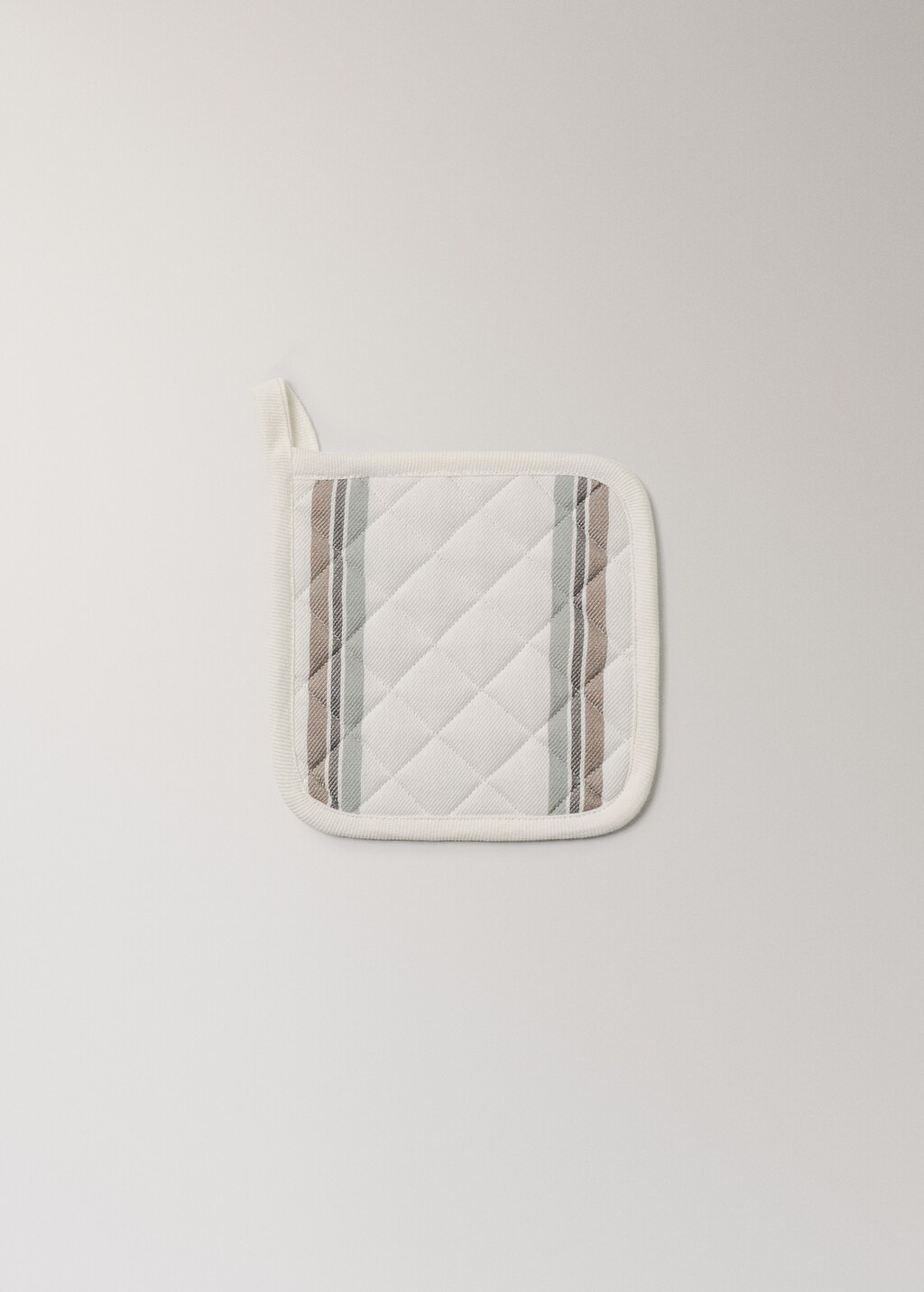 Cotton yarn-dyed striped grabber