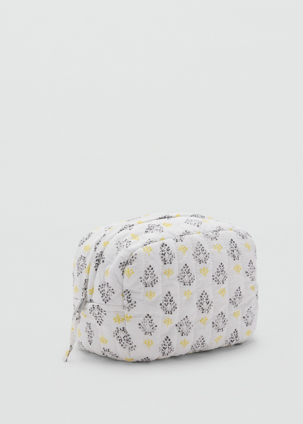 Quilted cosmetic bag