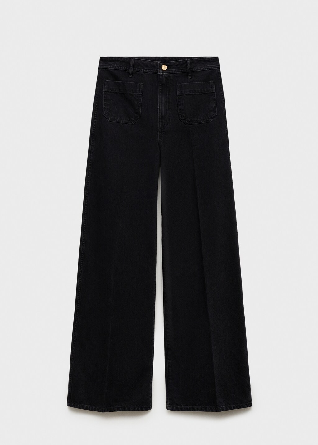 Wide leg jeans with pockets 8 Wide leg jeans with pockets