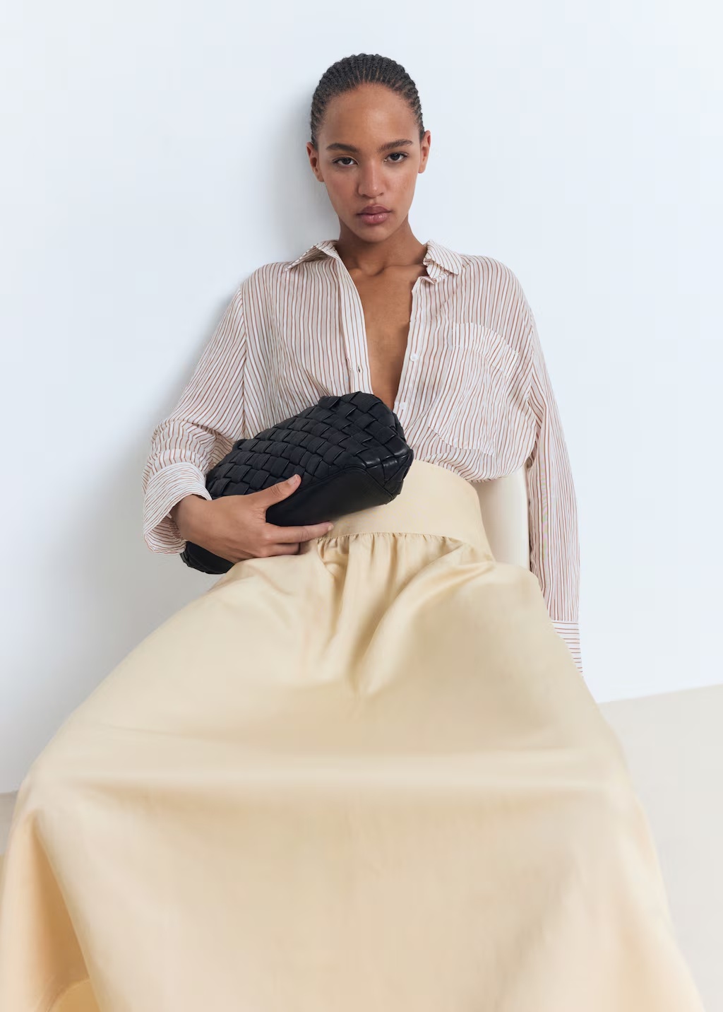 Midi-skirt with frayed ends 5 Midi-skirt with frayed ends